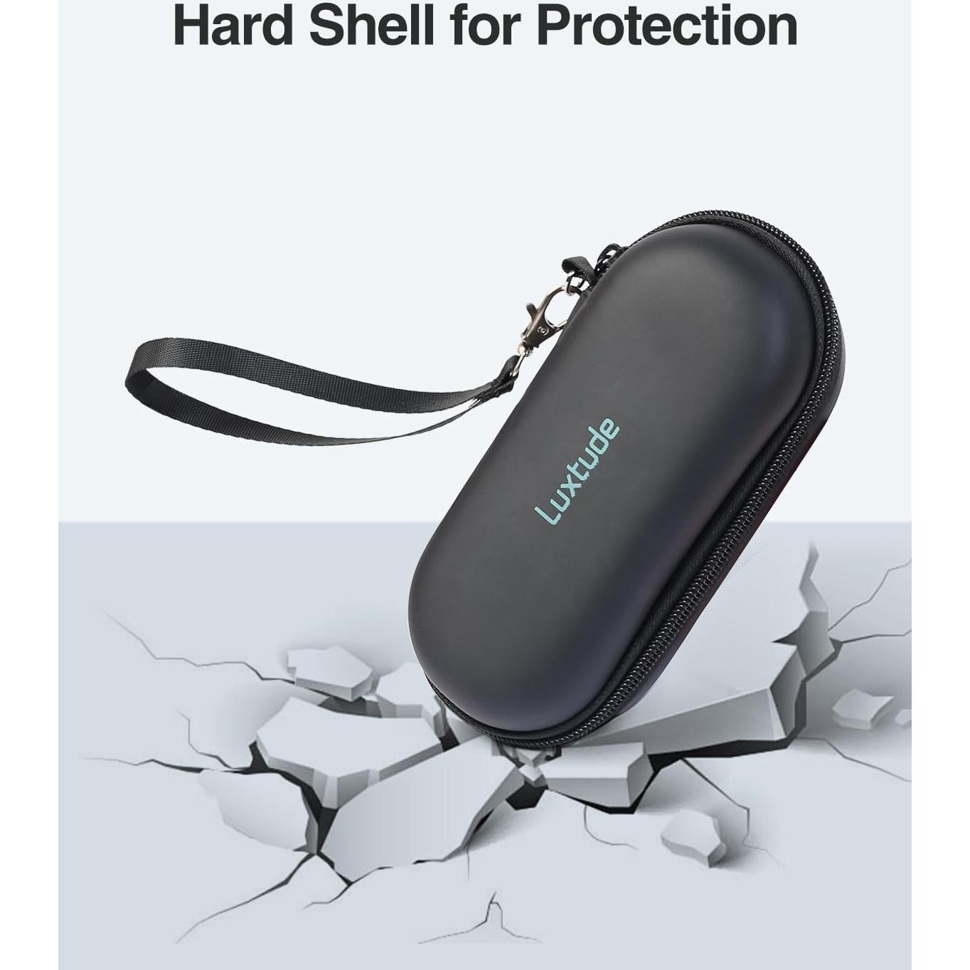 Estuche para Lentes de Contacto Luxtude 2 en 1 Negro