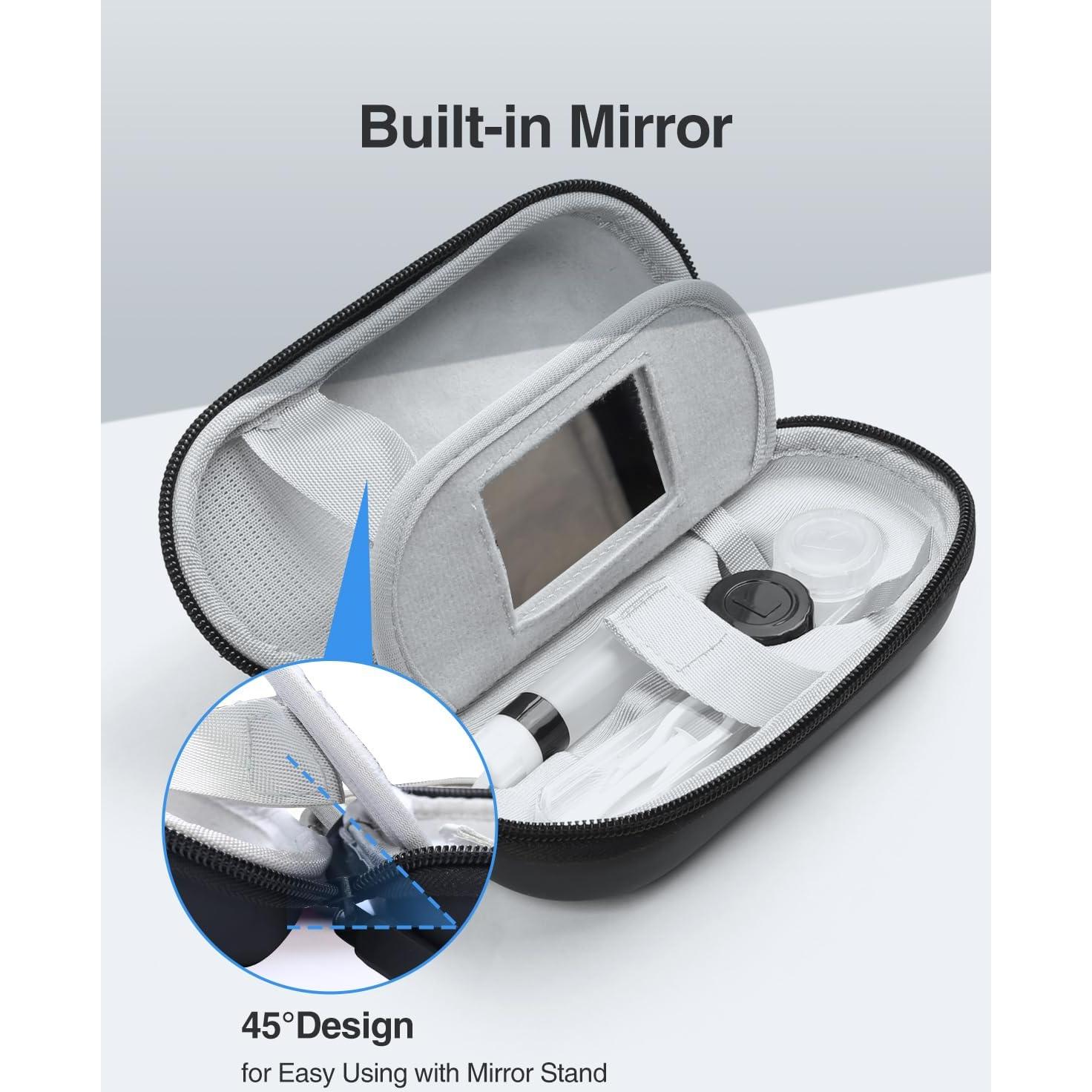 Estuche para Lentes de Contacto Luxtude 2 en 1 Negro