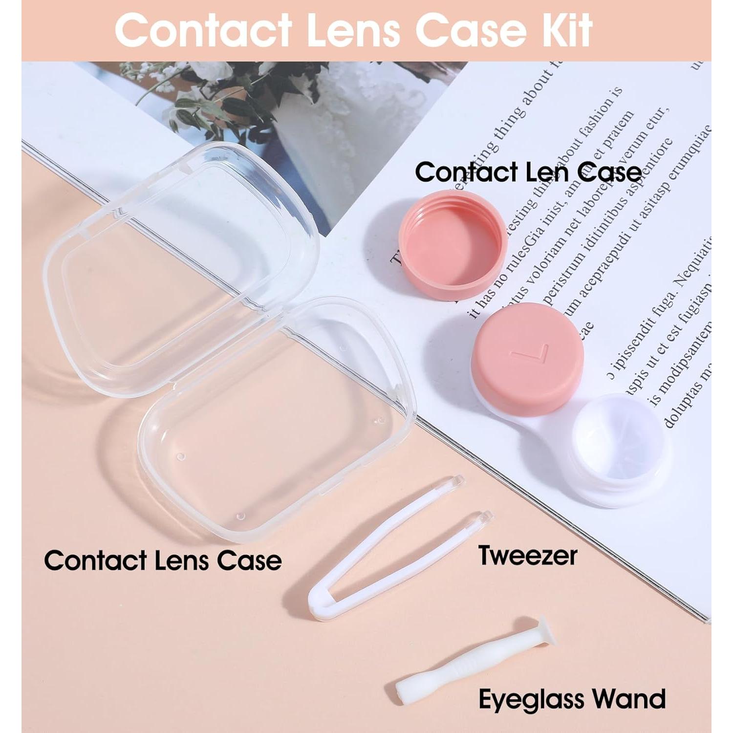 Estuche para Lentes de Contacto ValueBargain 10 Pcs Coloridos