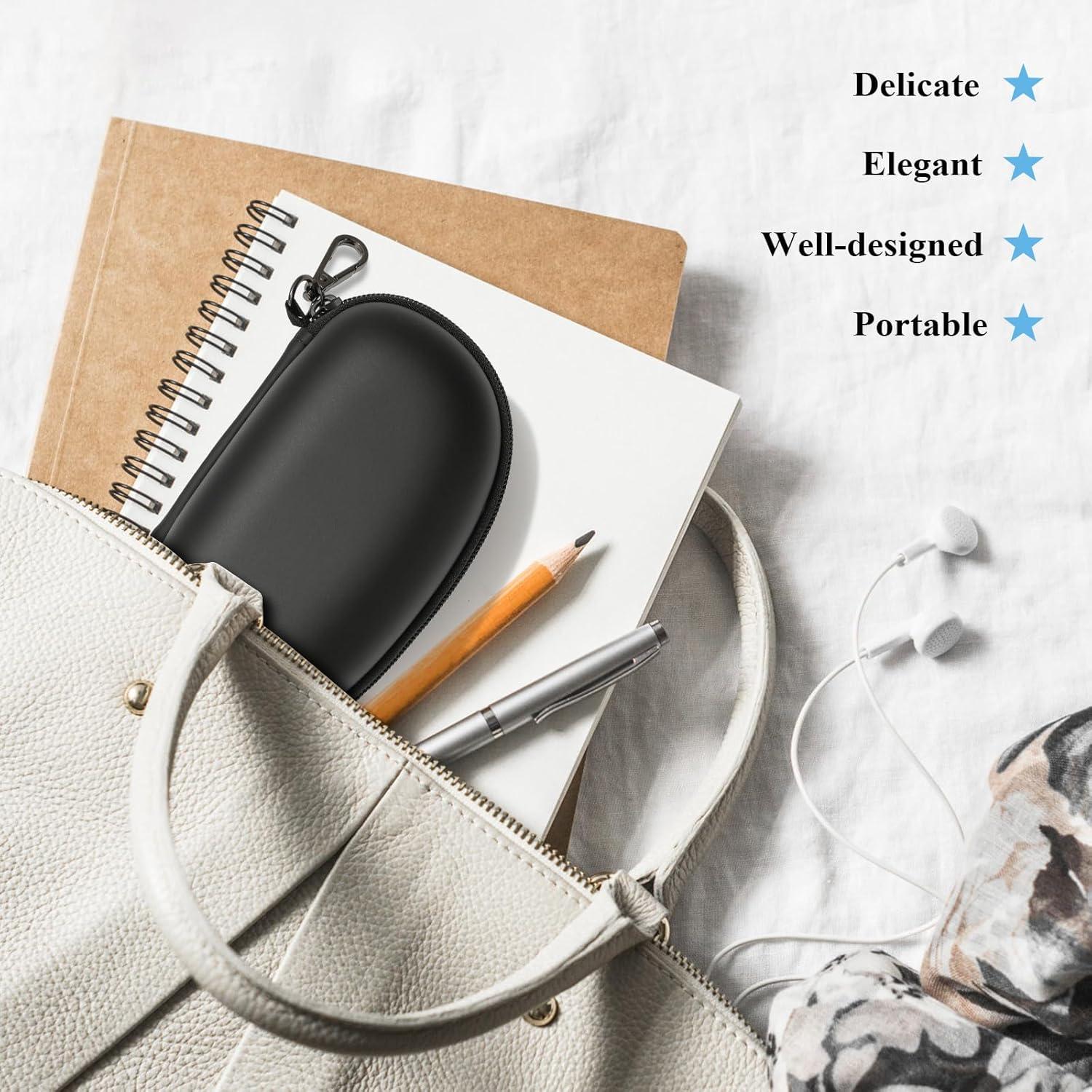 Funda de Gafas MoKo Unisex 2-en-1 PU Negra y Blanca