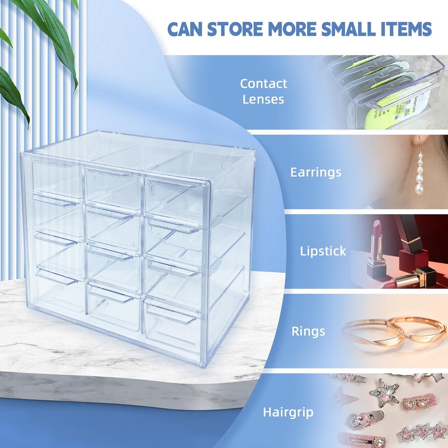 Organizador de Lentes de Contacto LCFALO con 12 Compartimentos