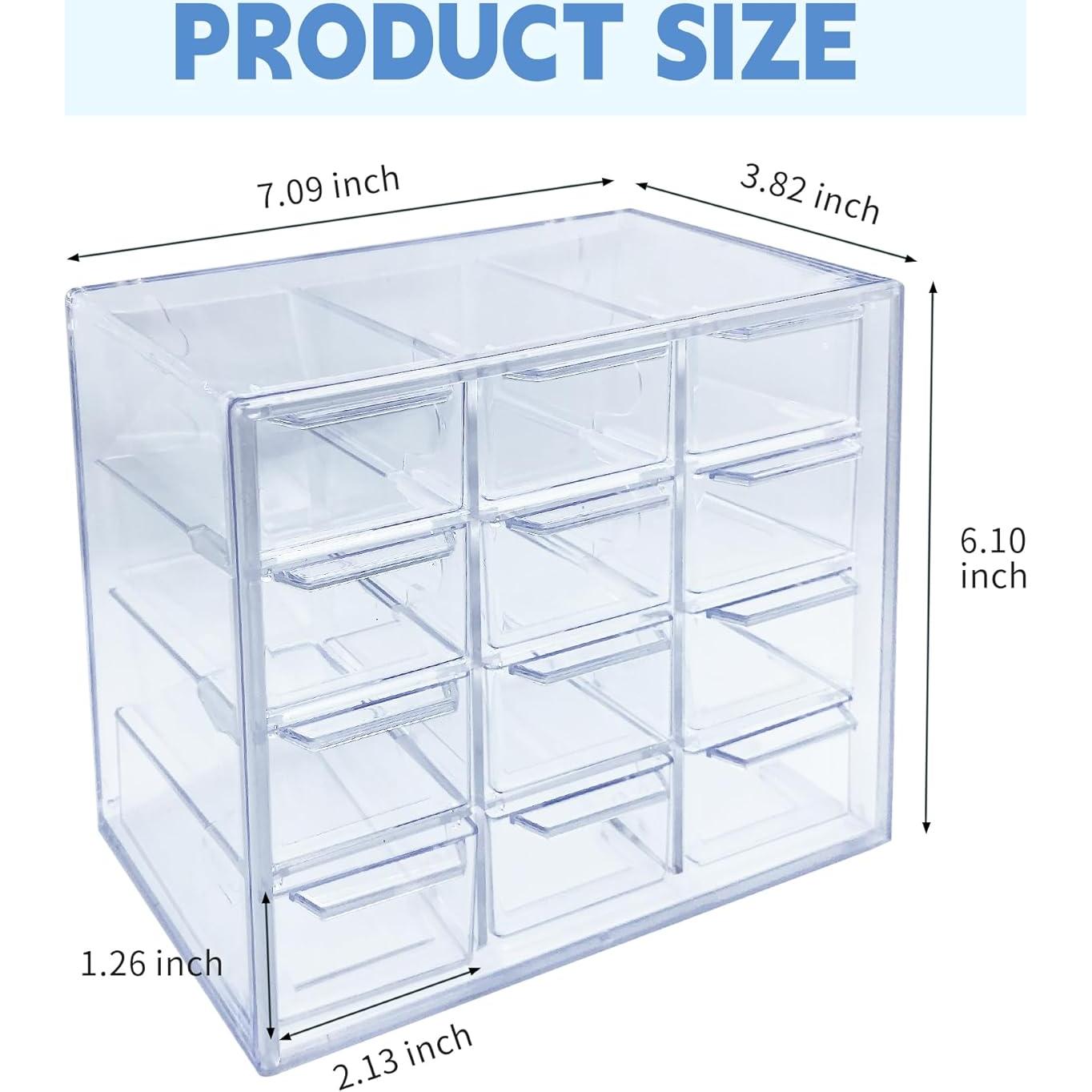 Organizador de Lentes de Contacto LCFALO con 12 Compartimentos