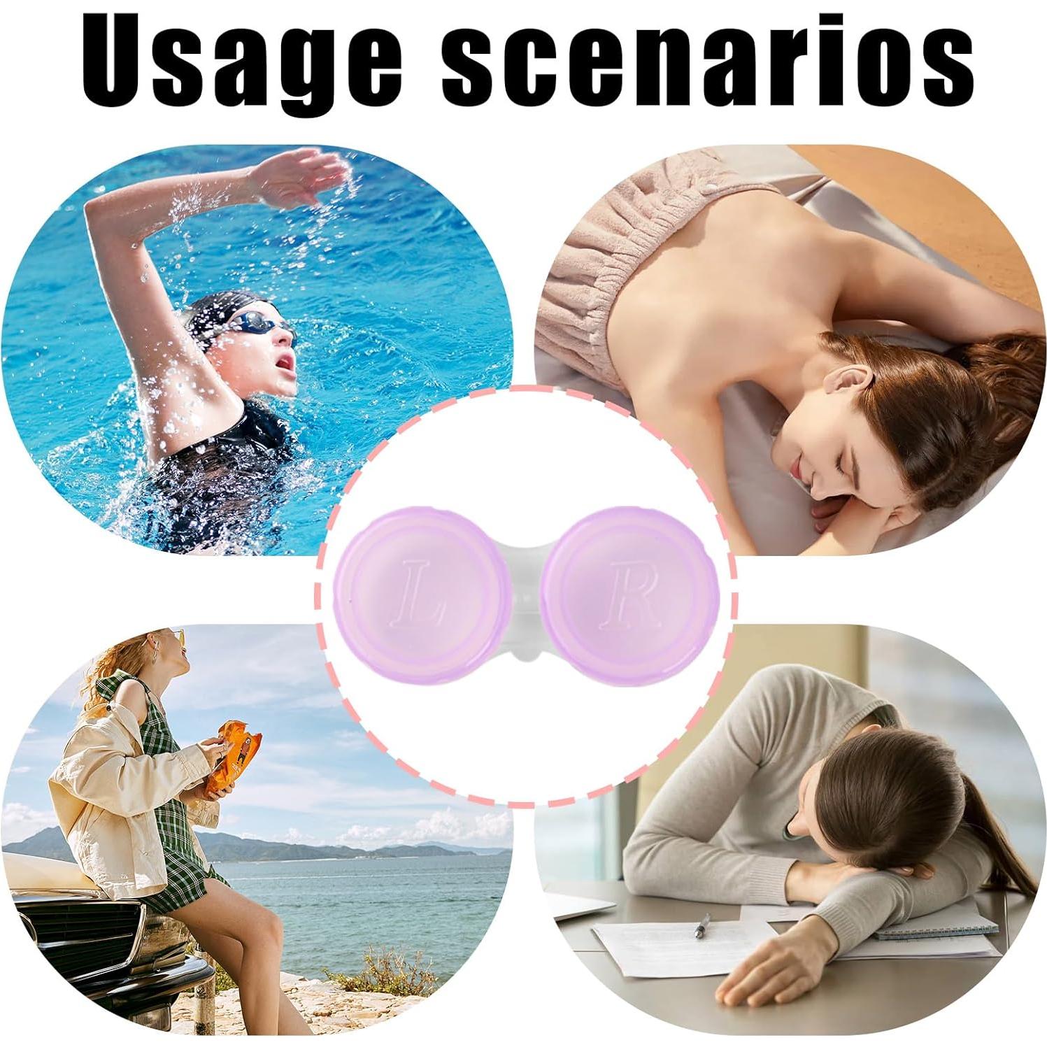 Estuches para Lentes de Contacto Xohairp 24 Pcs Coloridos