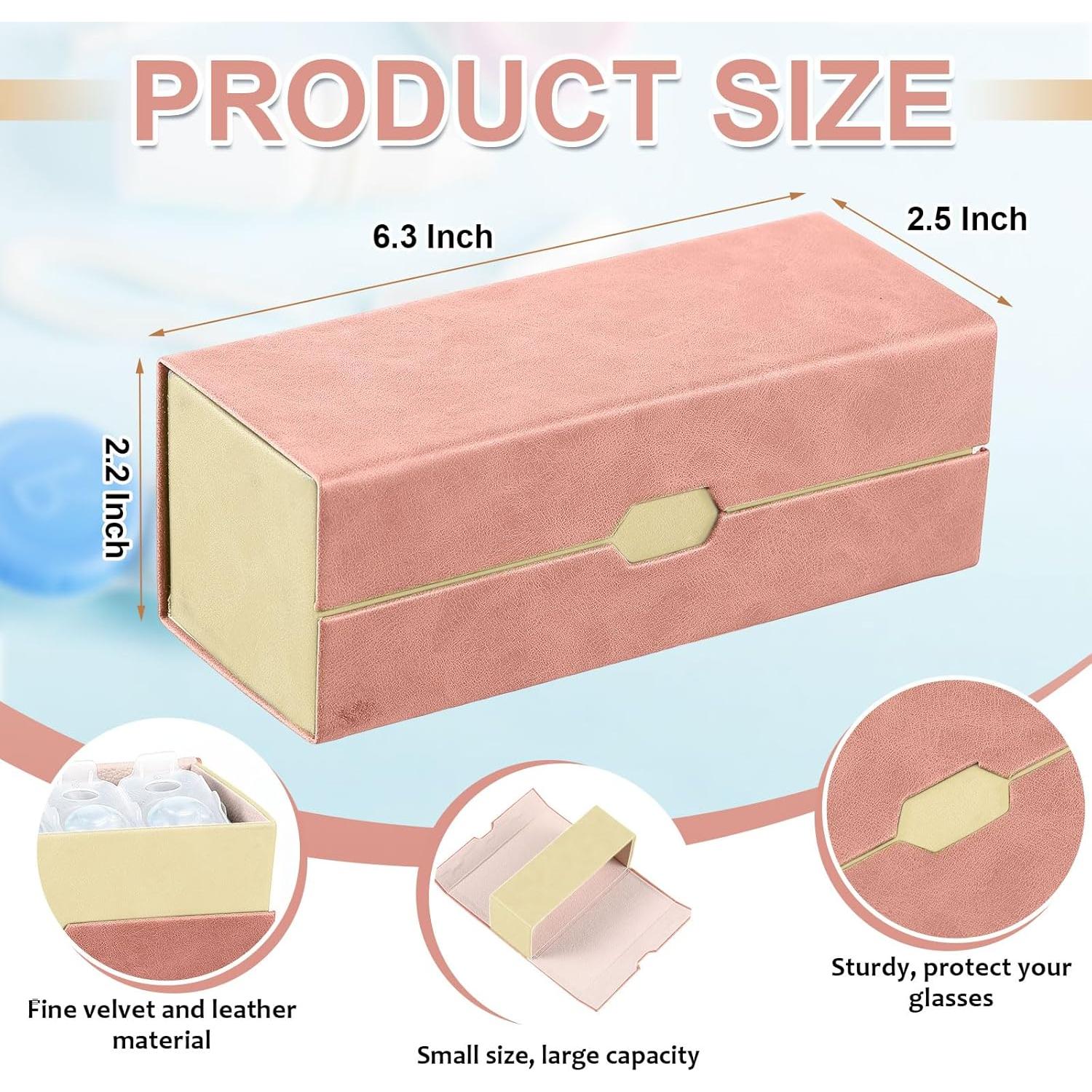 Estuche de Lentes de Contacto Flutesan Rosa 2 en 1 Portátil
