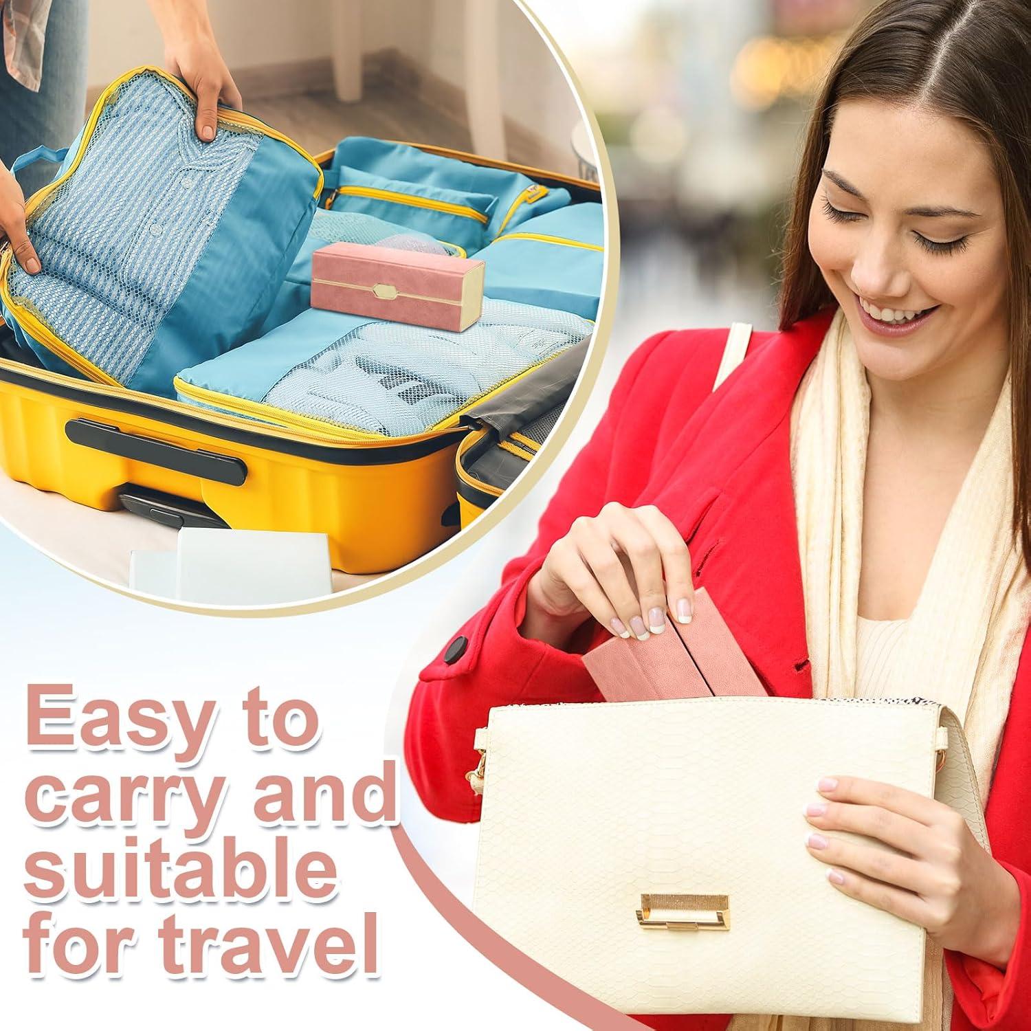 Estuche de Lentes de Contacto Flutesan Rosa 2 en 1 Portátil