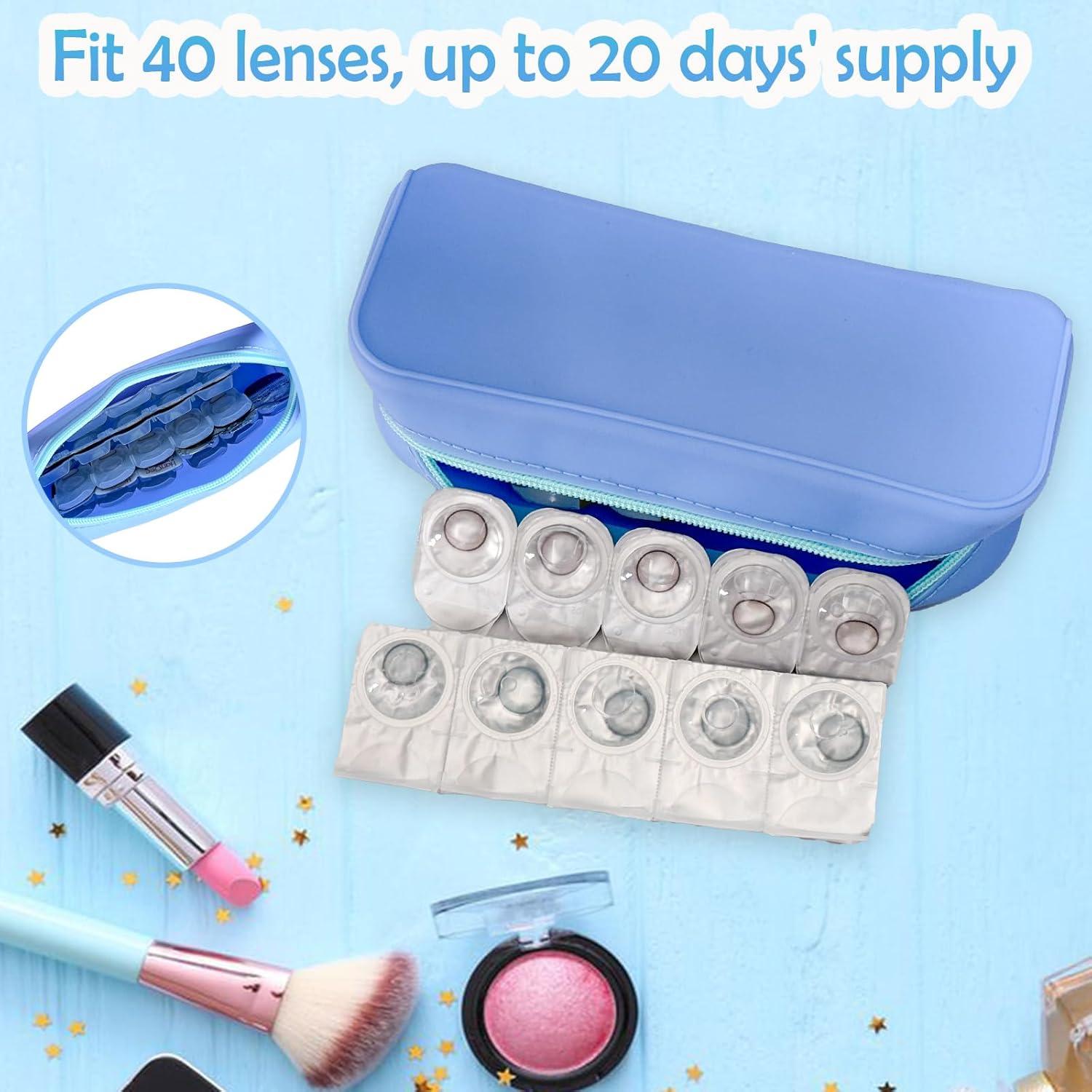 Estuche Organizador de Lentes de Contacto EOREA Verde 30 Lentes