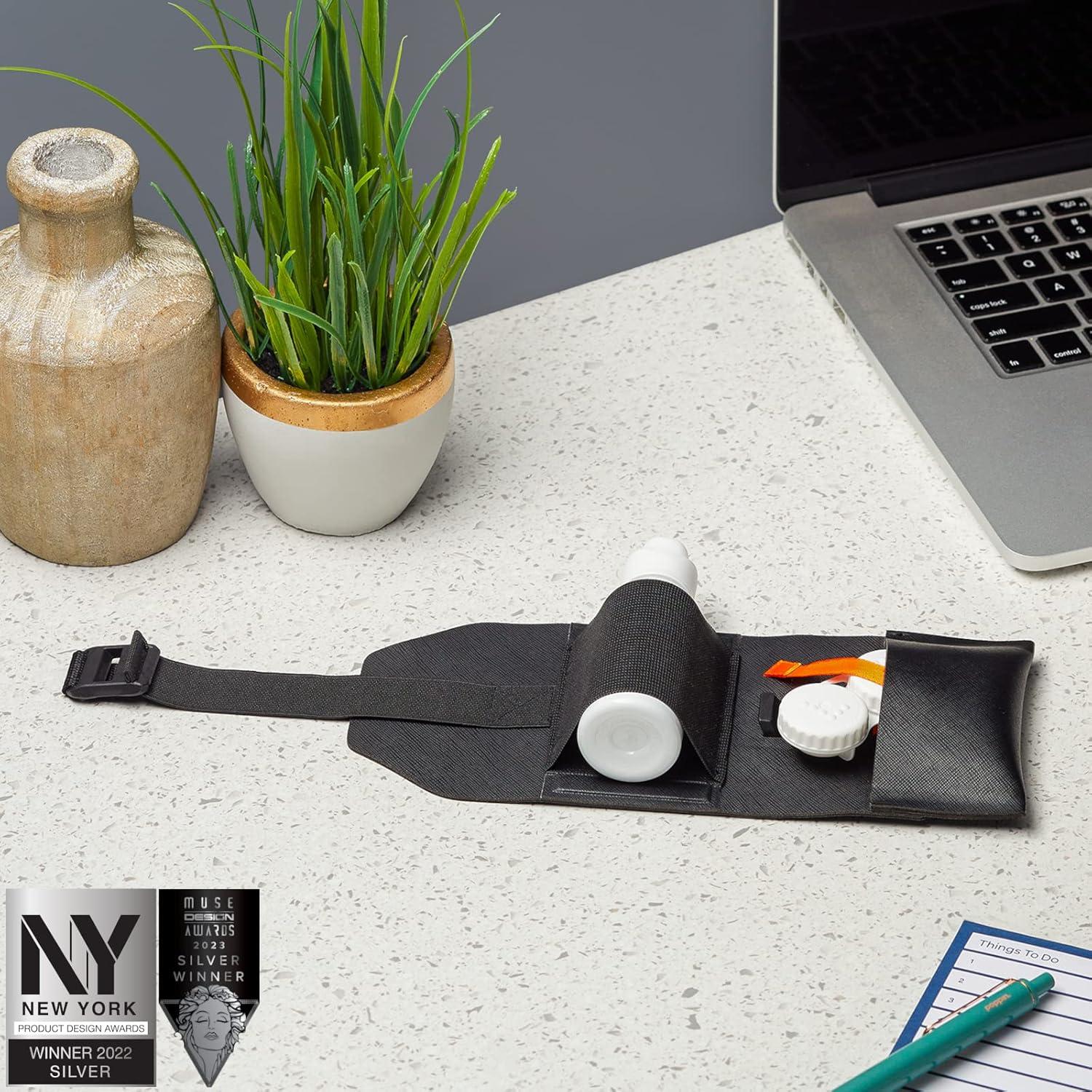 Estuche de Lentes de Contacto Oplee™ Negro con Espejo