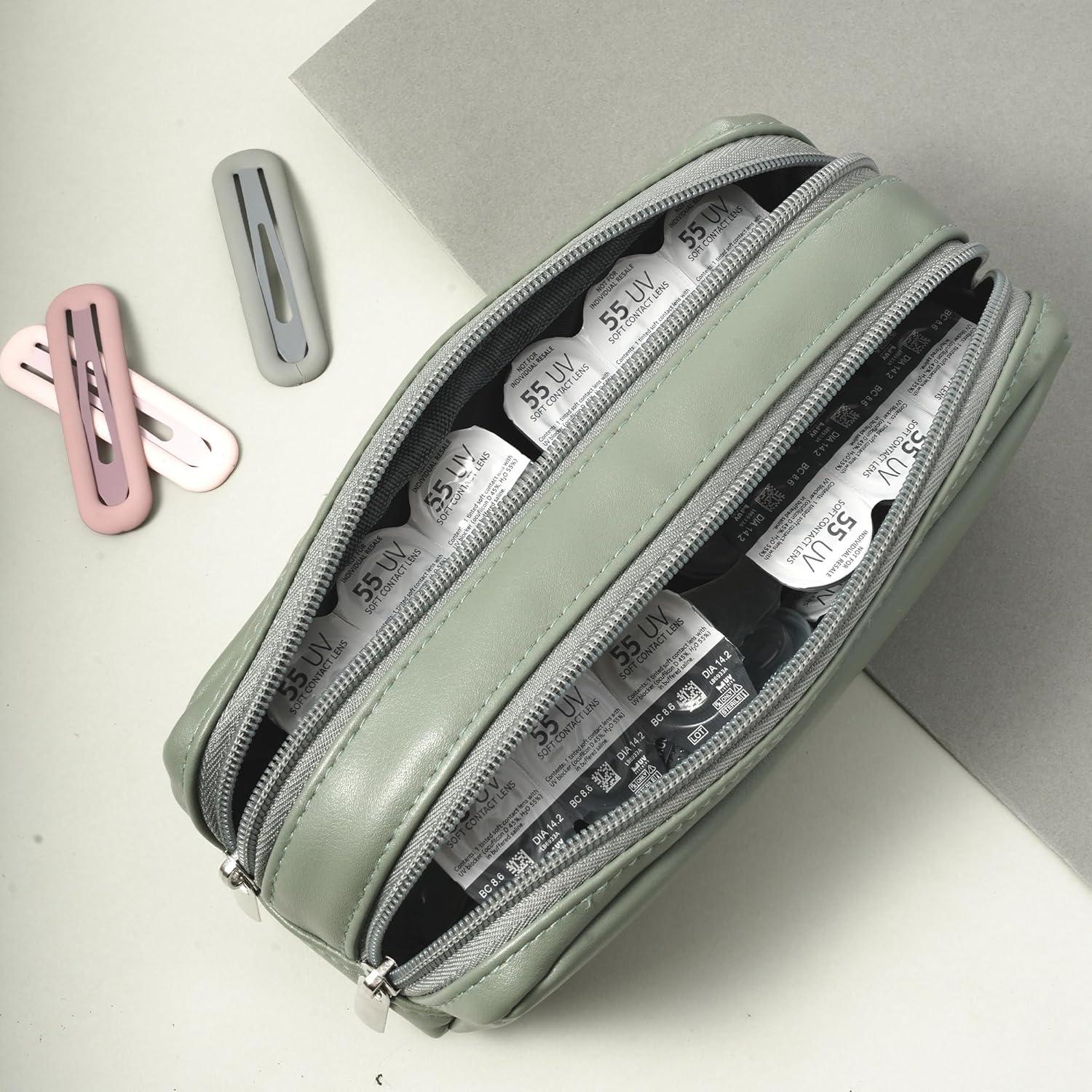 Organizador de Lentes de Contacto FQDGTFA Verde 60 Lentes