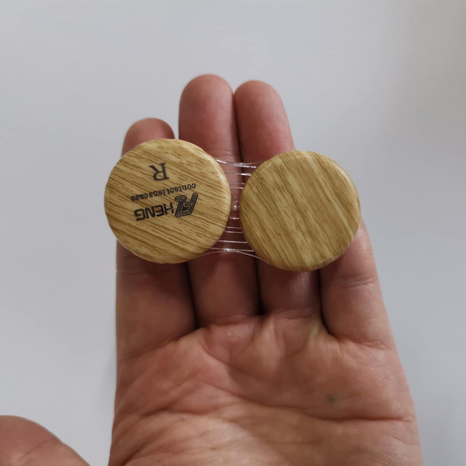 Estuche para Lentes de Contacto MUDOR 6 Piezas Color Madera