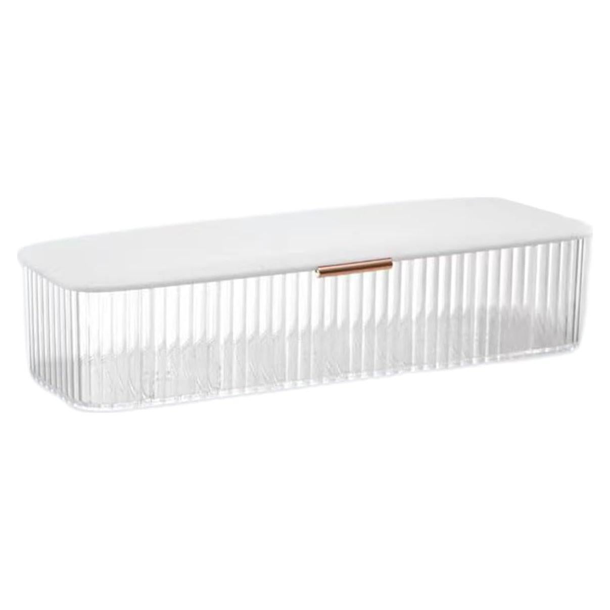 Organizador de Lentes de Contacto AITIME Blanco - Caja Plástica con 8 Compartimentos