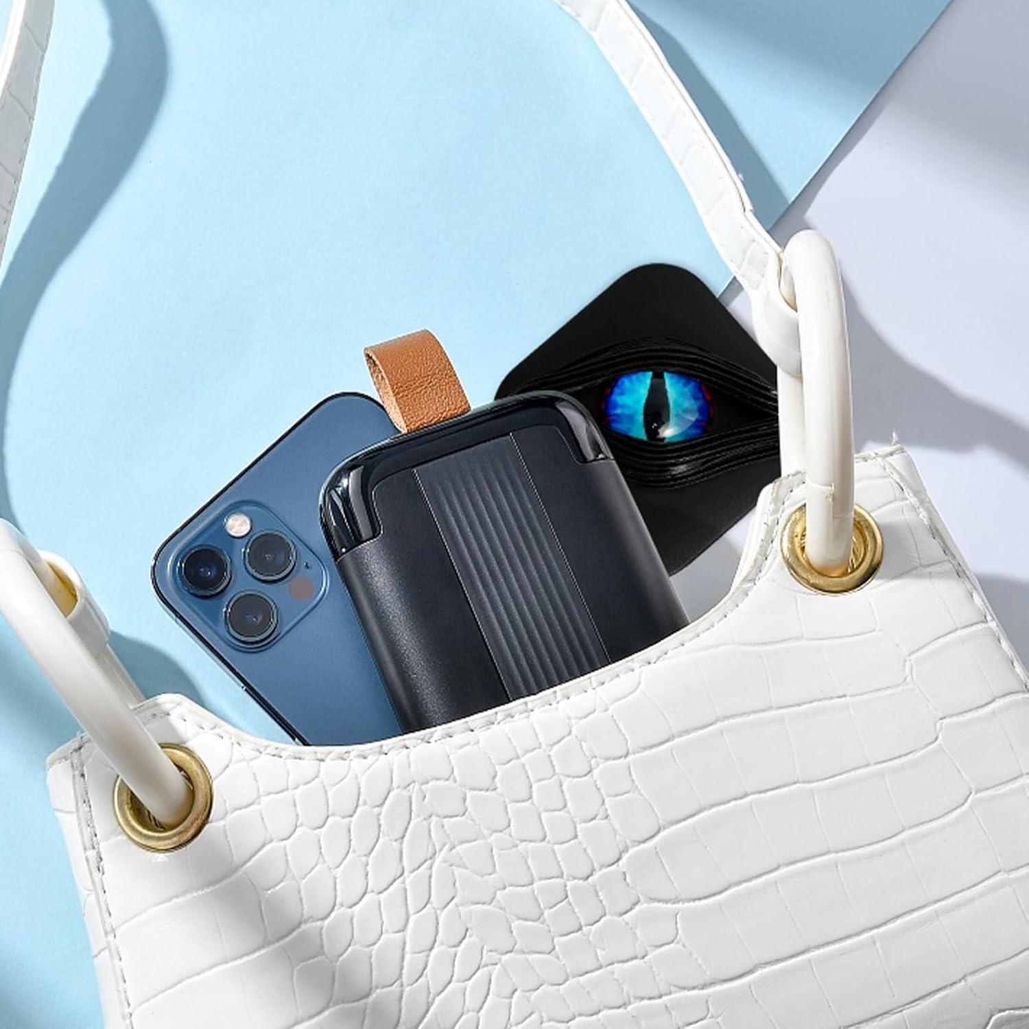 Estuche para Lentes de Contacto UpaClaire Azul con Espejo