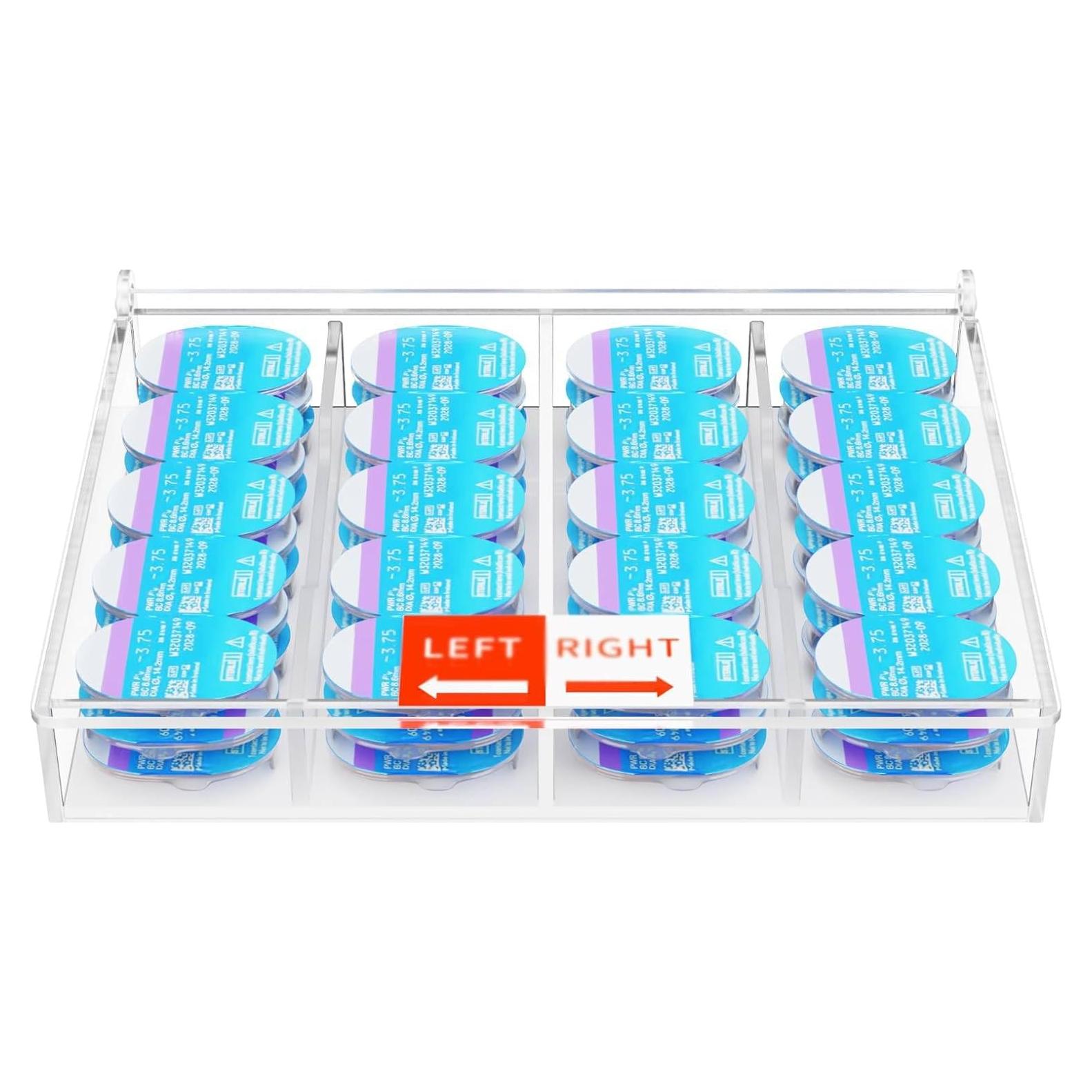 Estuche Organizador de Lentes de Contacto Beautyflier 60 PCS