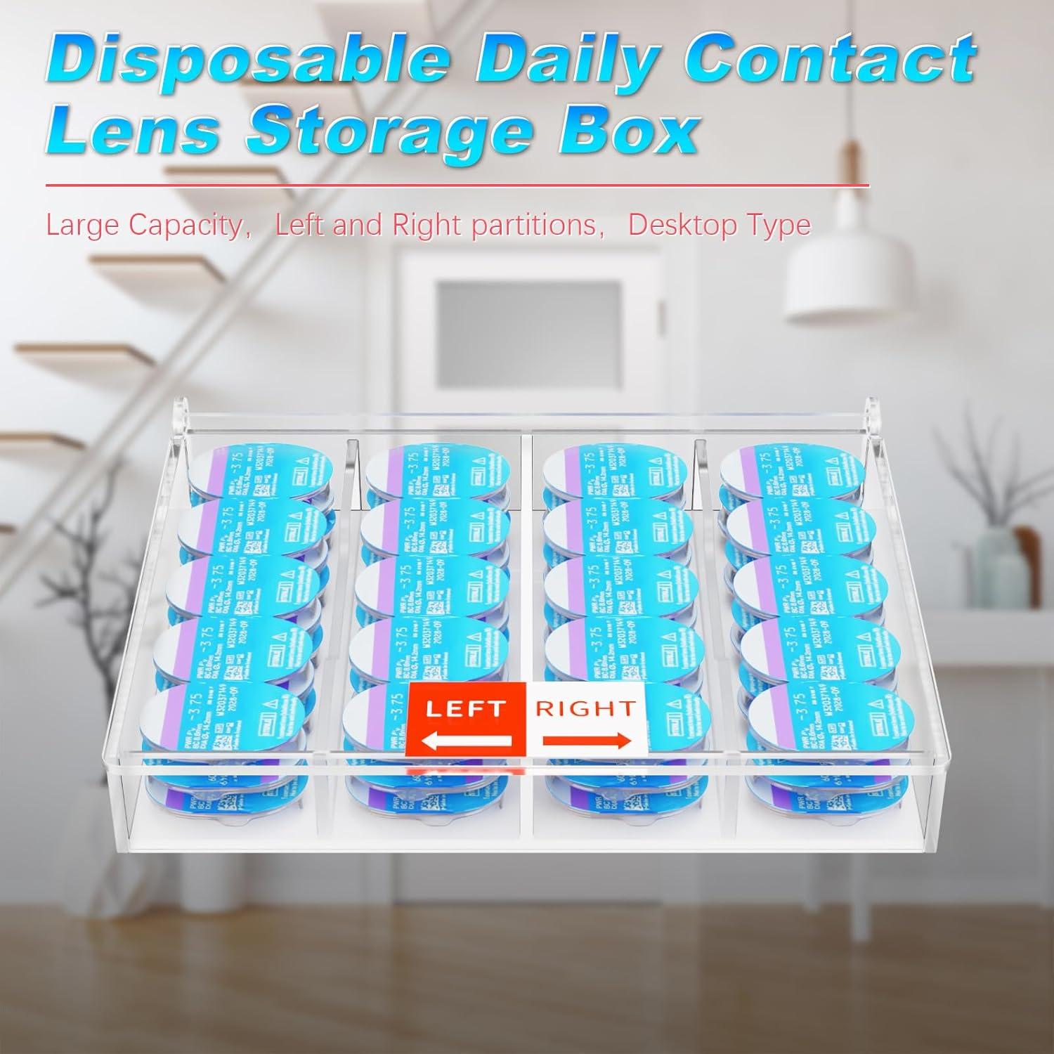 Estuche Organizador de Lentes de Contacto Beautyflier 60 PCS