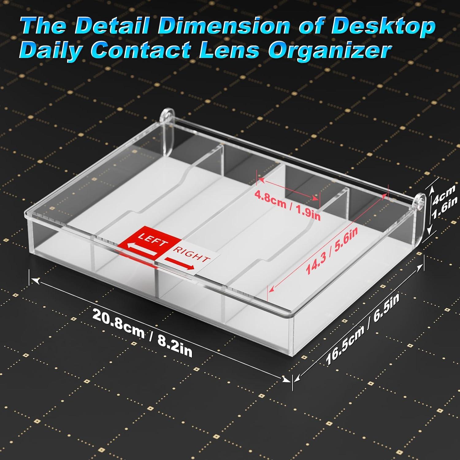 Estuche Organizador de Lentes de Contacto Beautyflier 60 PCS