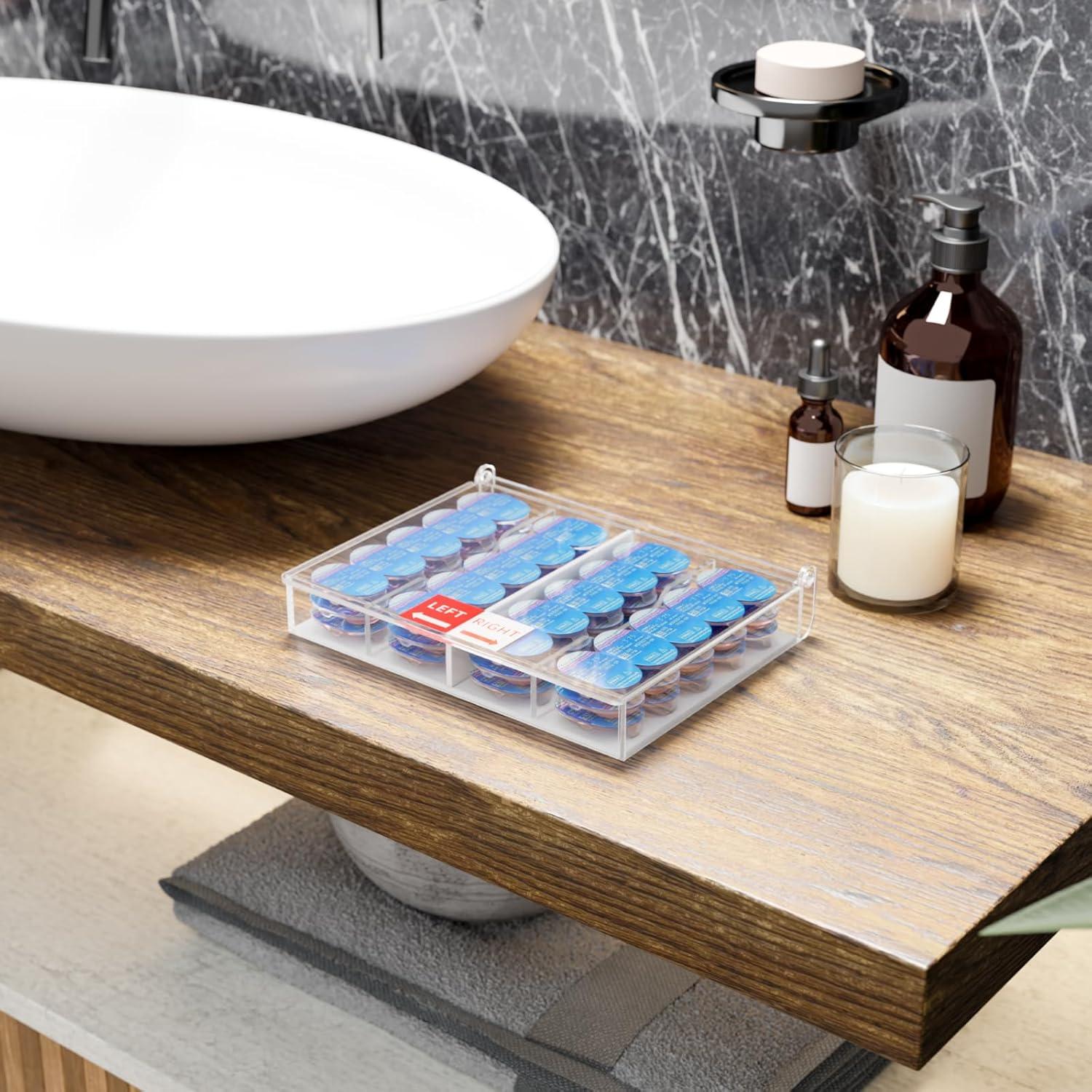 Estuche Organizador de Lentes de Contacto Beautyflier 60 PCS