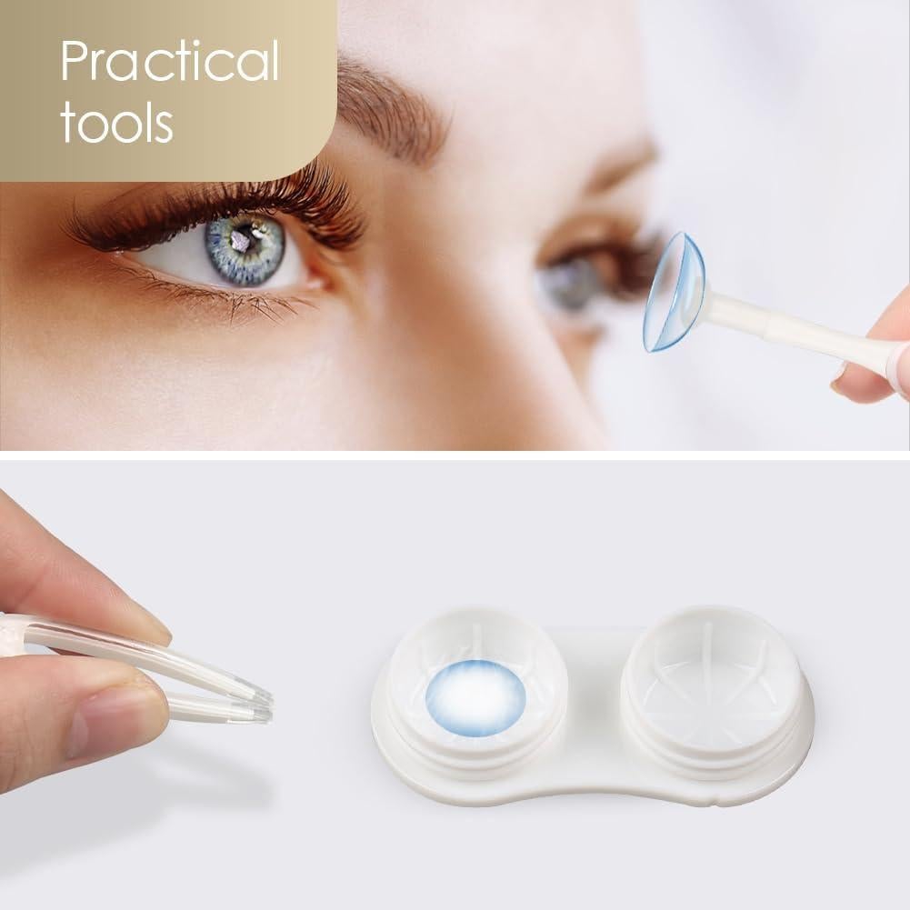 Estuche Duro para Lentes de Contacto CL01 - Kit de Viaje 6 en 1