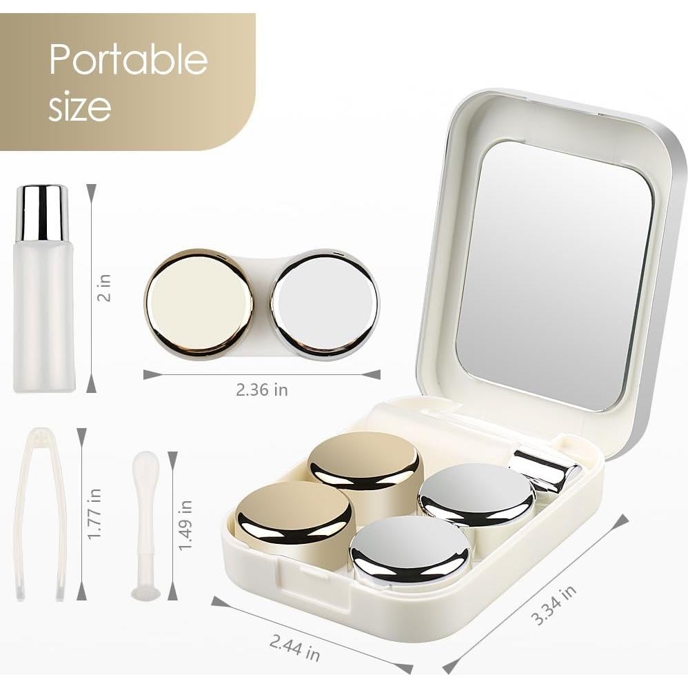 Estuche Duro para Lentes de Contacto CL01 - Kit de Viaje 6 en 1