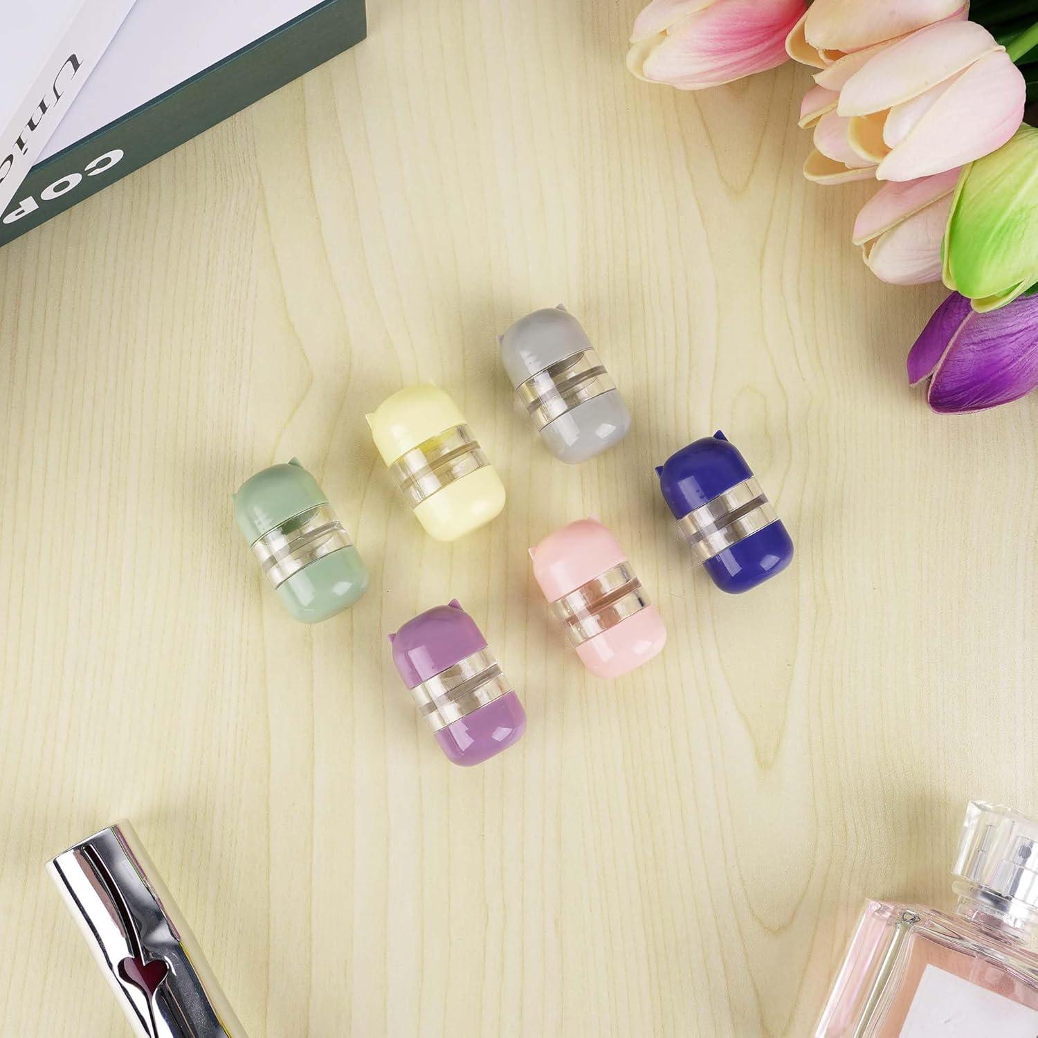 Juego de 6 estuches para lentes de contacto ReignSword con herramientas