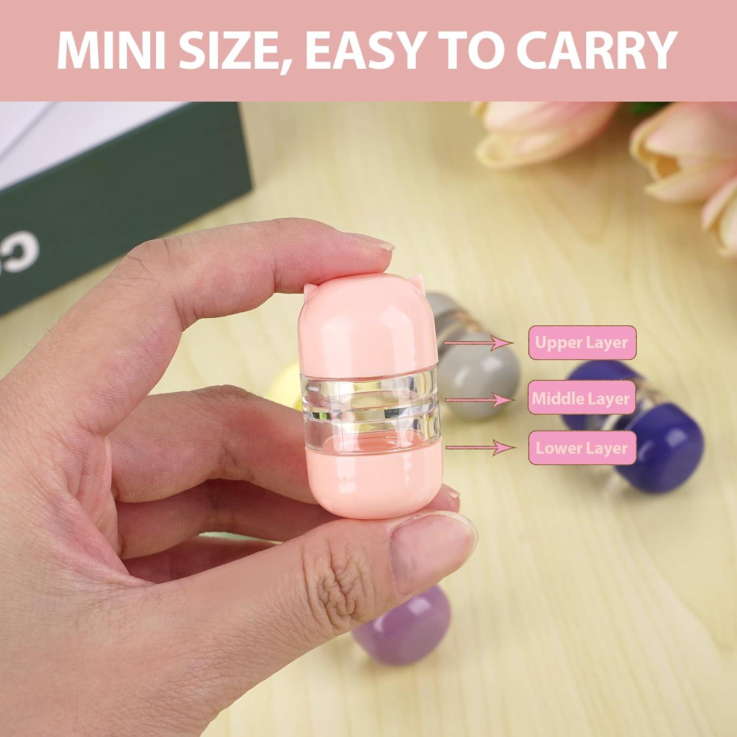 Juego de 6 estuches para lentes de contacto ReignSword con herramientas