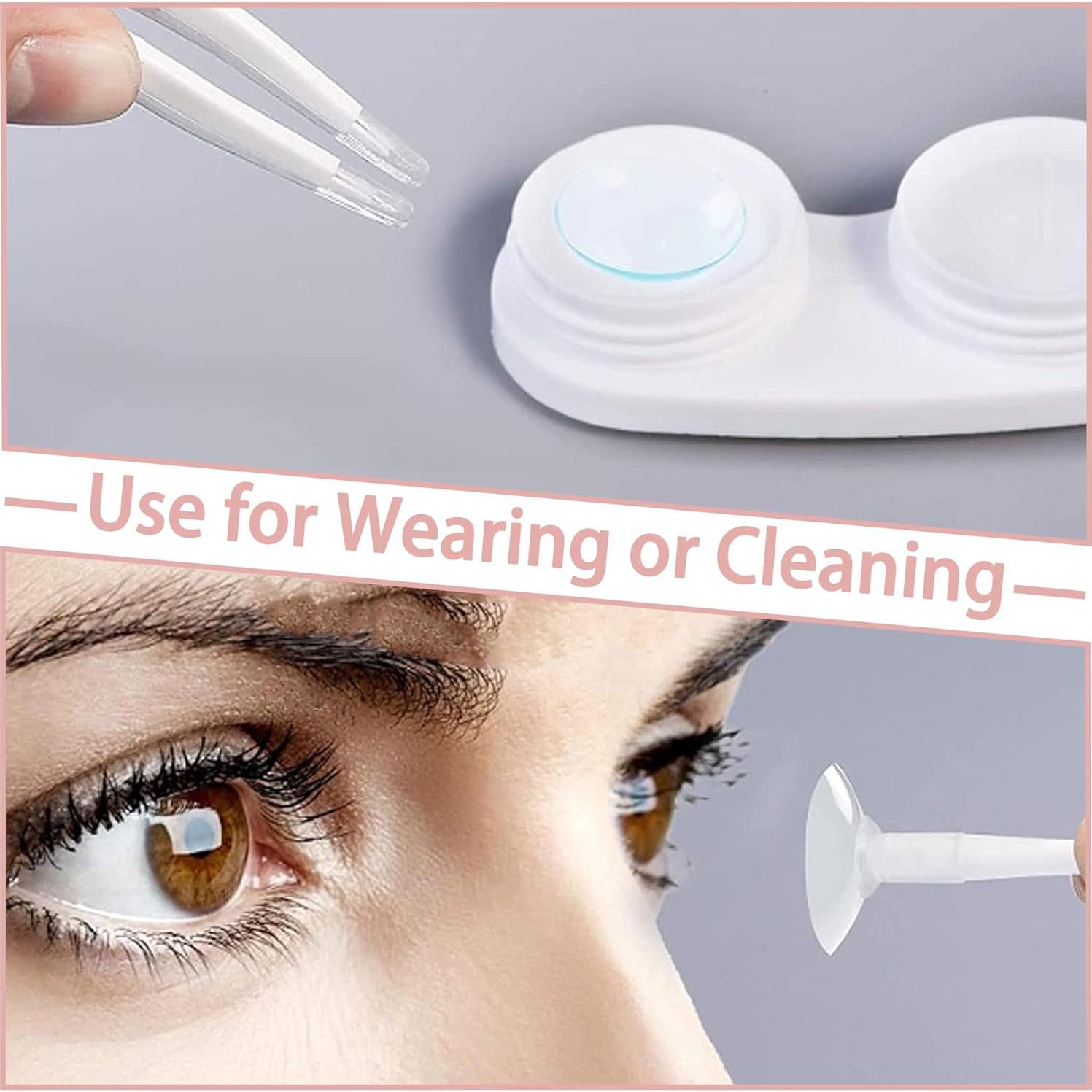 Juego de 6 estuches para lentes de contacto ReignSword con herramientas