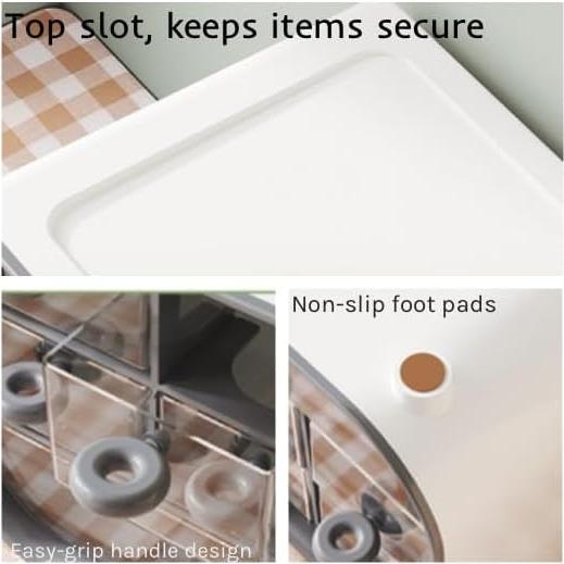 Organizador de Lentes de Contacto P-100 Gris - Dispensador Diario