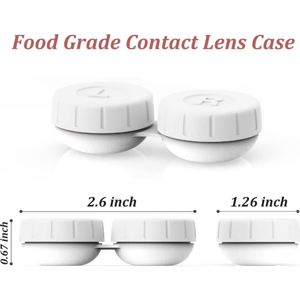 Estuches para Lentes de Contacto Vastsoon - Paquete de 2