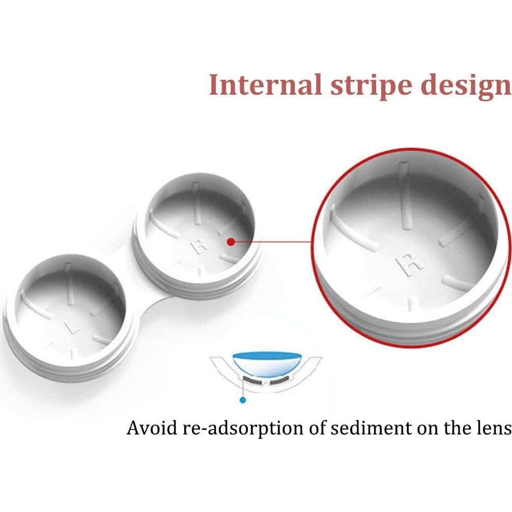 Estuches para Lentes de Contacto Vastsoon - Paquete de 2