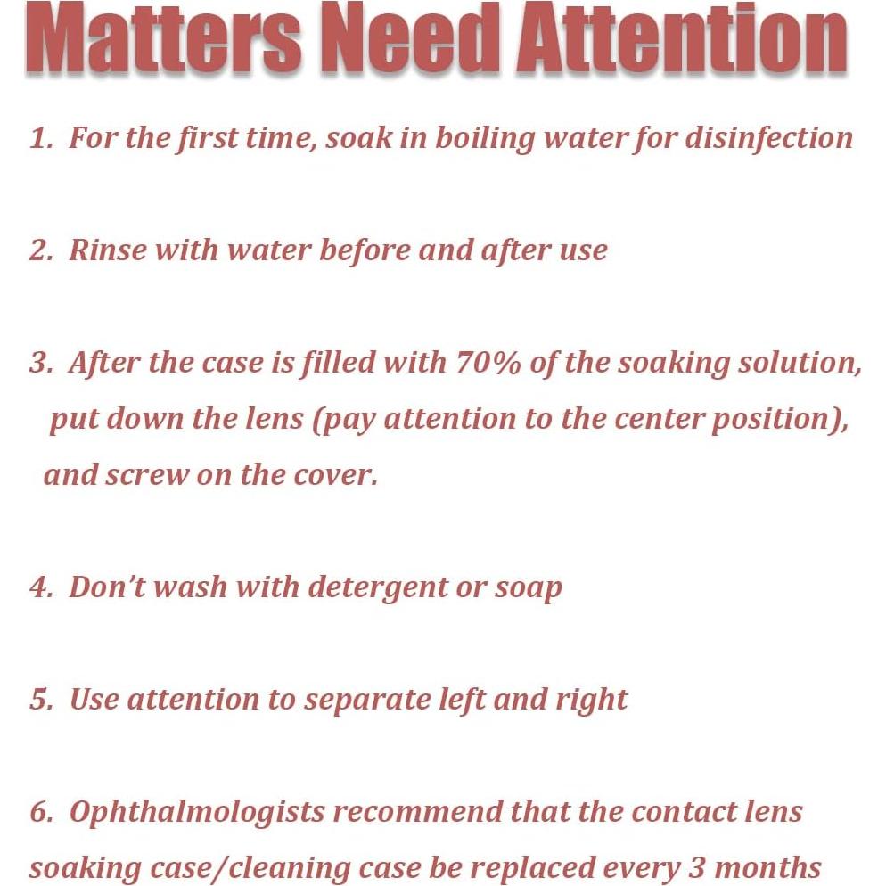 Estuches para Lentes de Contacto Vastsoon - Paquete de 2