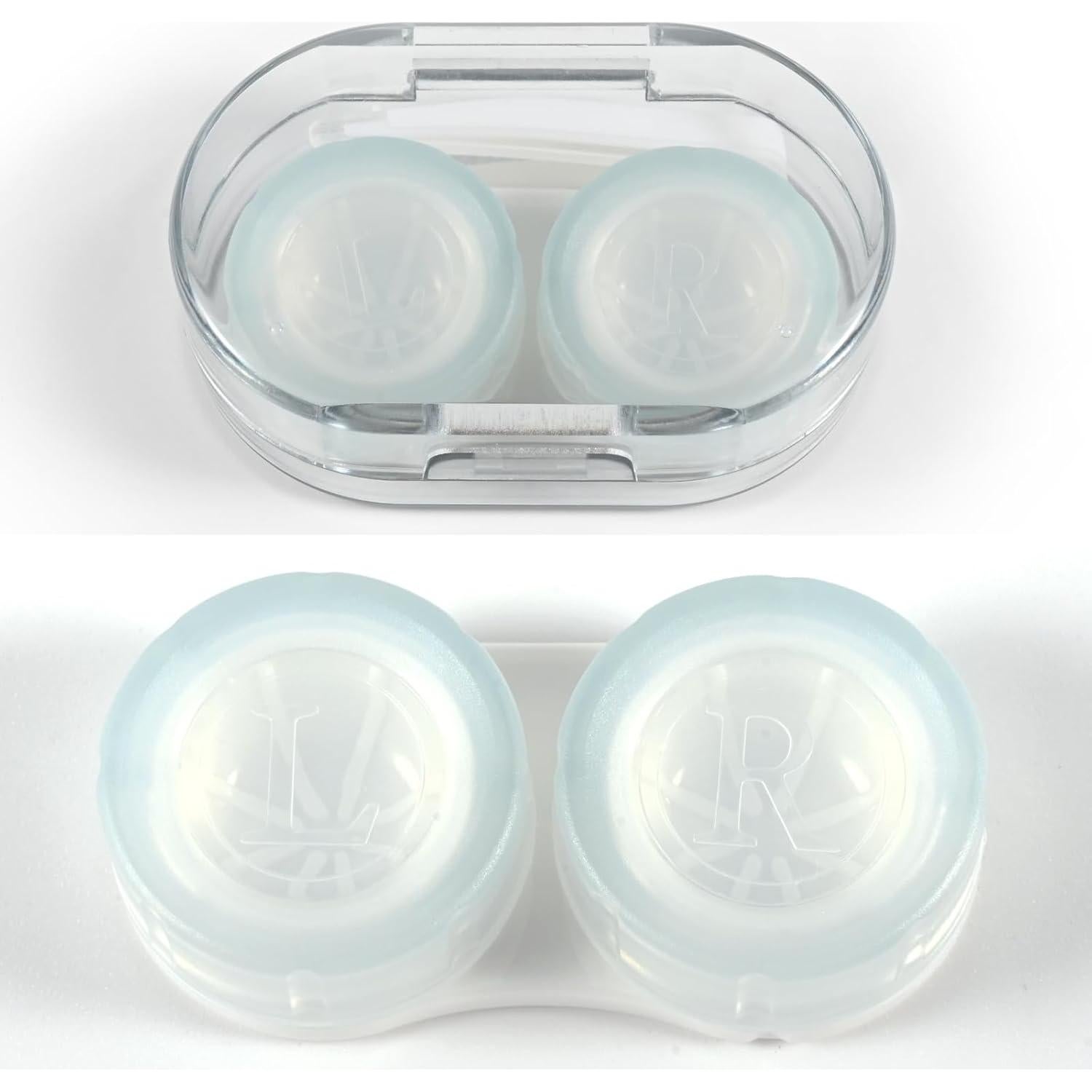 Estuche para Lentes de Contacto Lolocor Azul con Limpiador y Kit