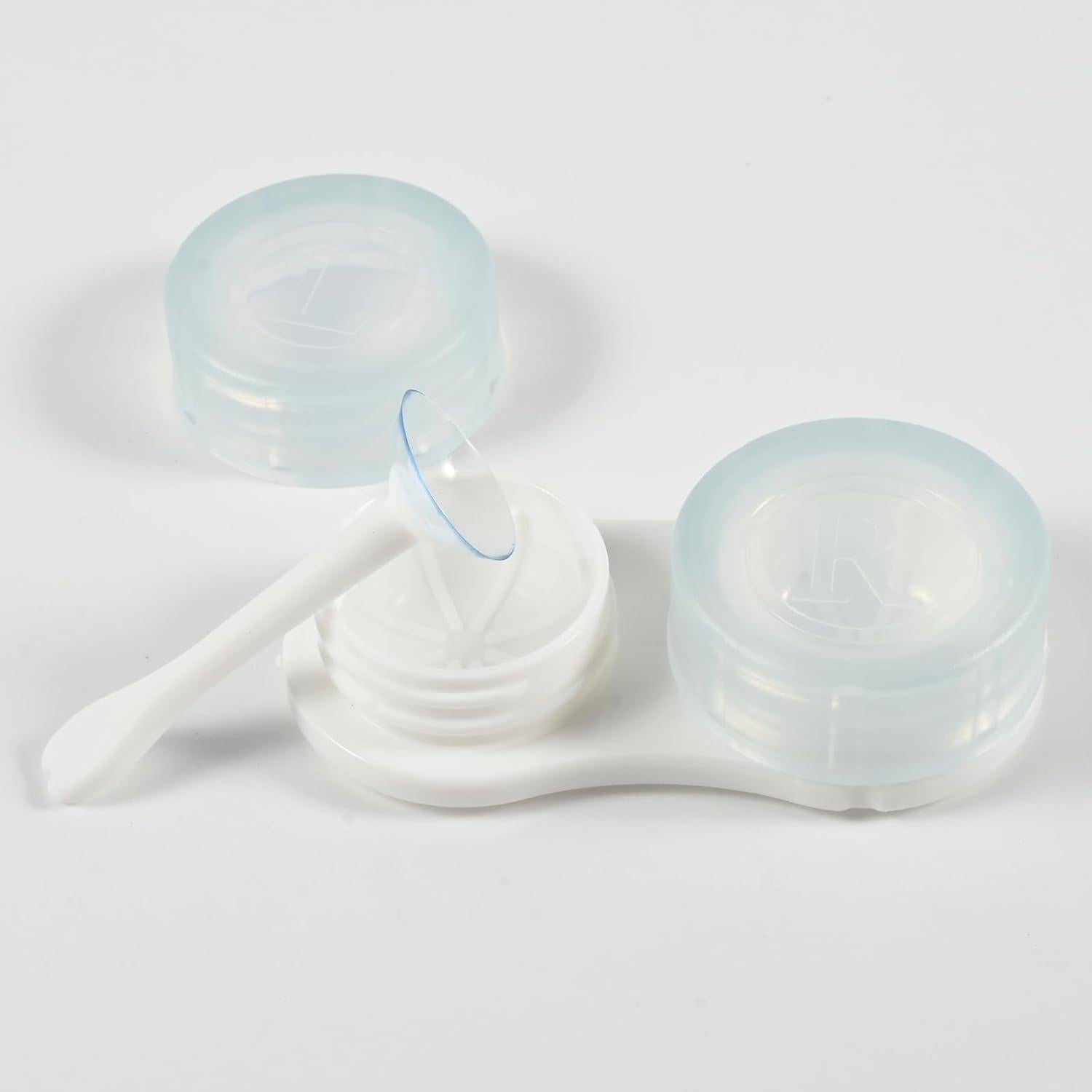 Estuche para Lentes de Contacto Lolocor Azul con Limpiador y Kit