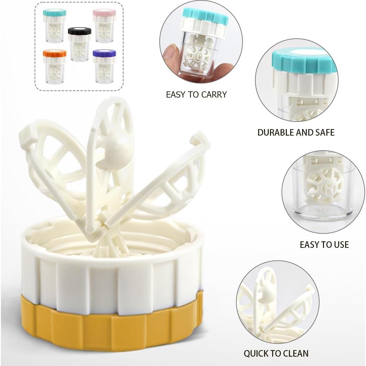 5 Paquetes Estuche Limpiador Lentes de Contacto YKuzLx 90g