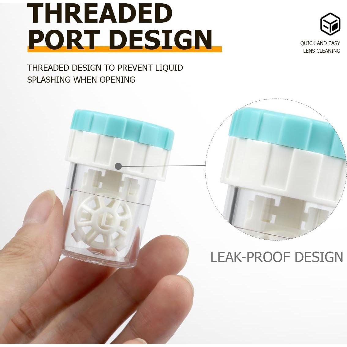 5 Paquetes Estuche Limpiador Lentes de Contacto YKuzLx 90g