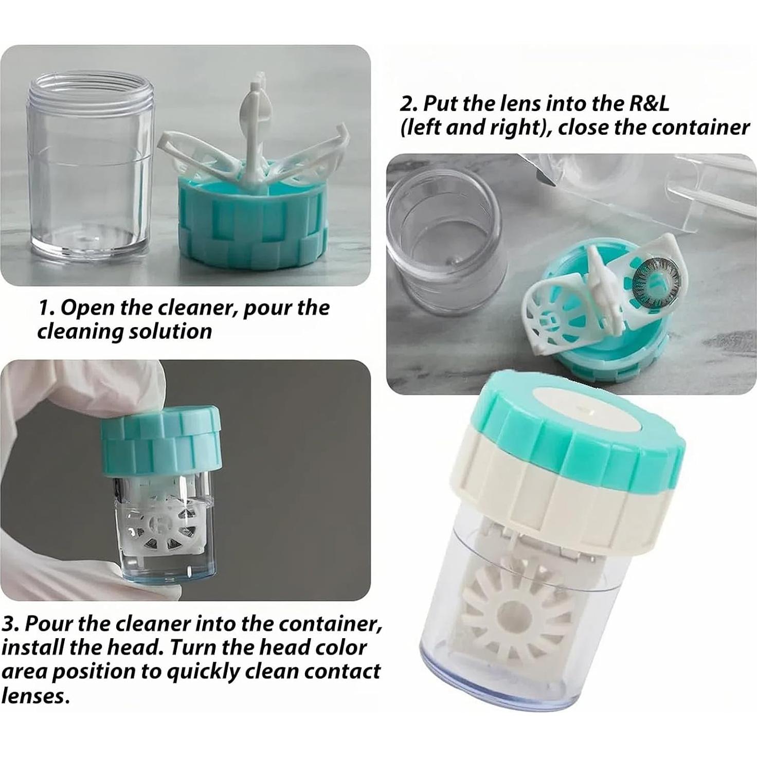 5 Paquetes Estuche Limpiador Lentes de Contacto YKuzLx 90g