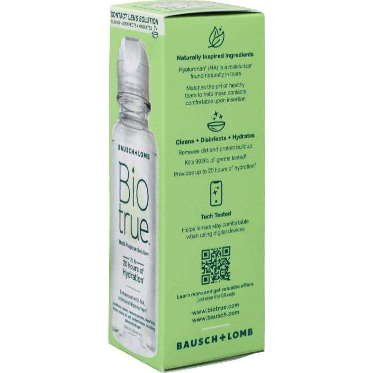 Solución Multiusos Biotrue Bausch + Lomb 59 ml - Lentes Blandas