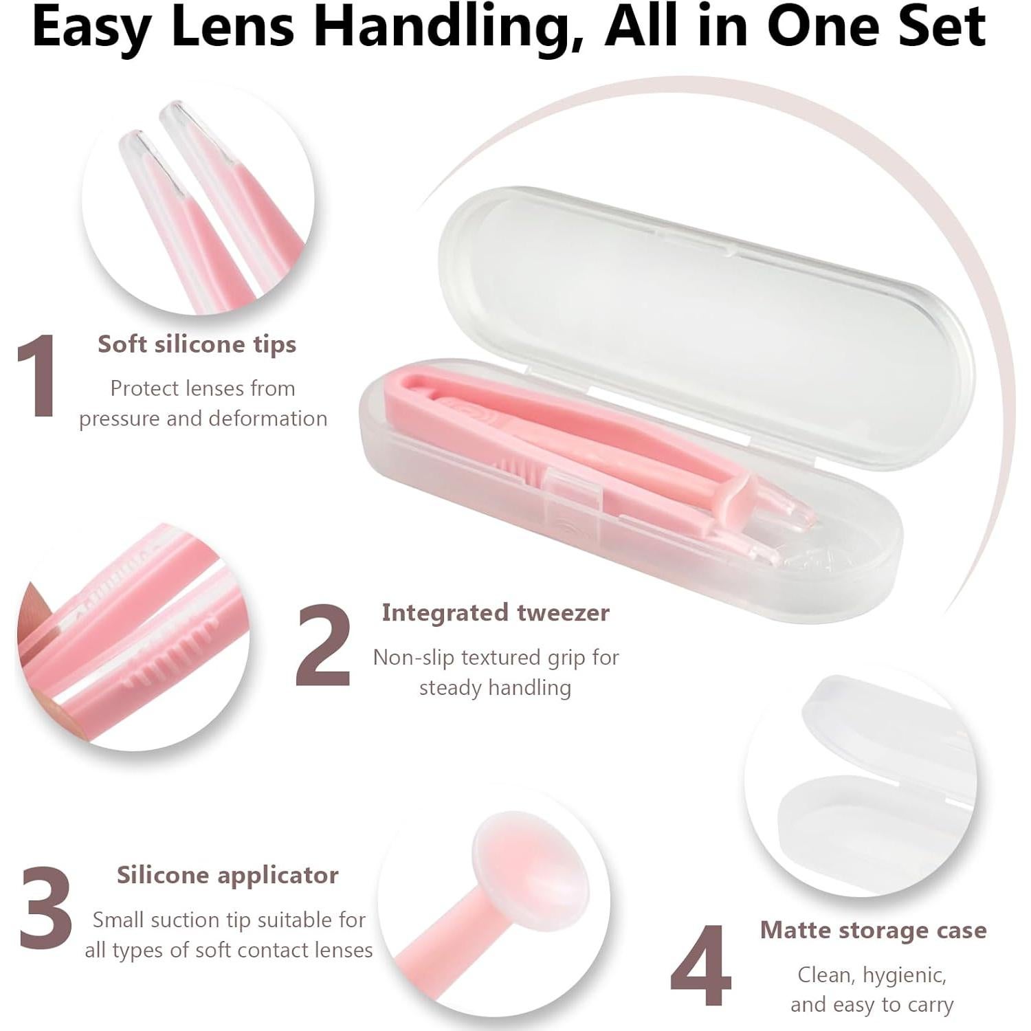 Juego de Herramientas para Lentes de Contacto Zoolinn - 12 Piezas