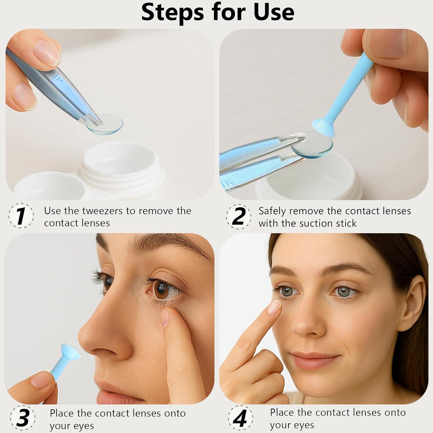 Juego de Herramientas para Lentes de Contacto Zoolinn - 12 Piezas