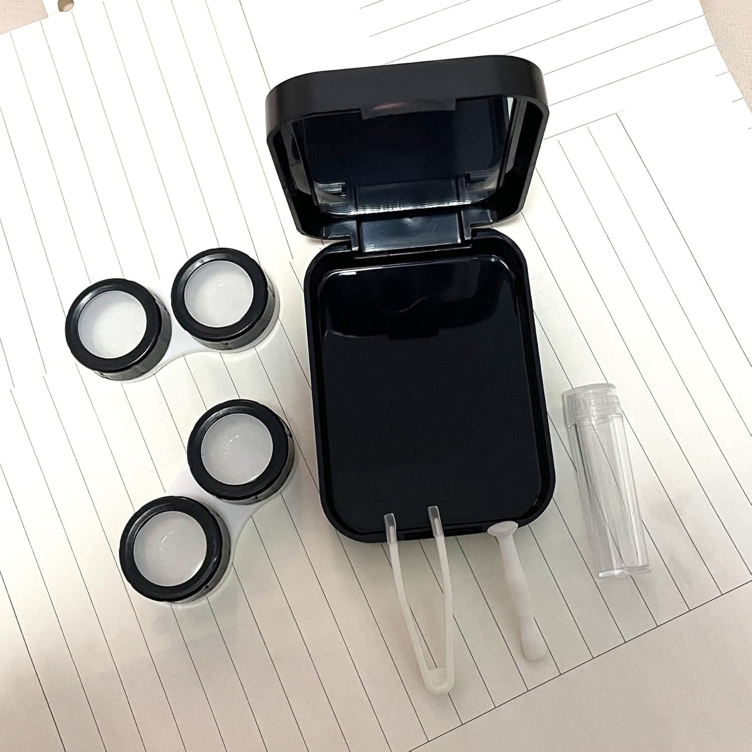 Estuche de Lentes de Contacto Howinn 6 en 1 Compacto Floral