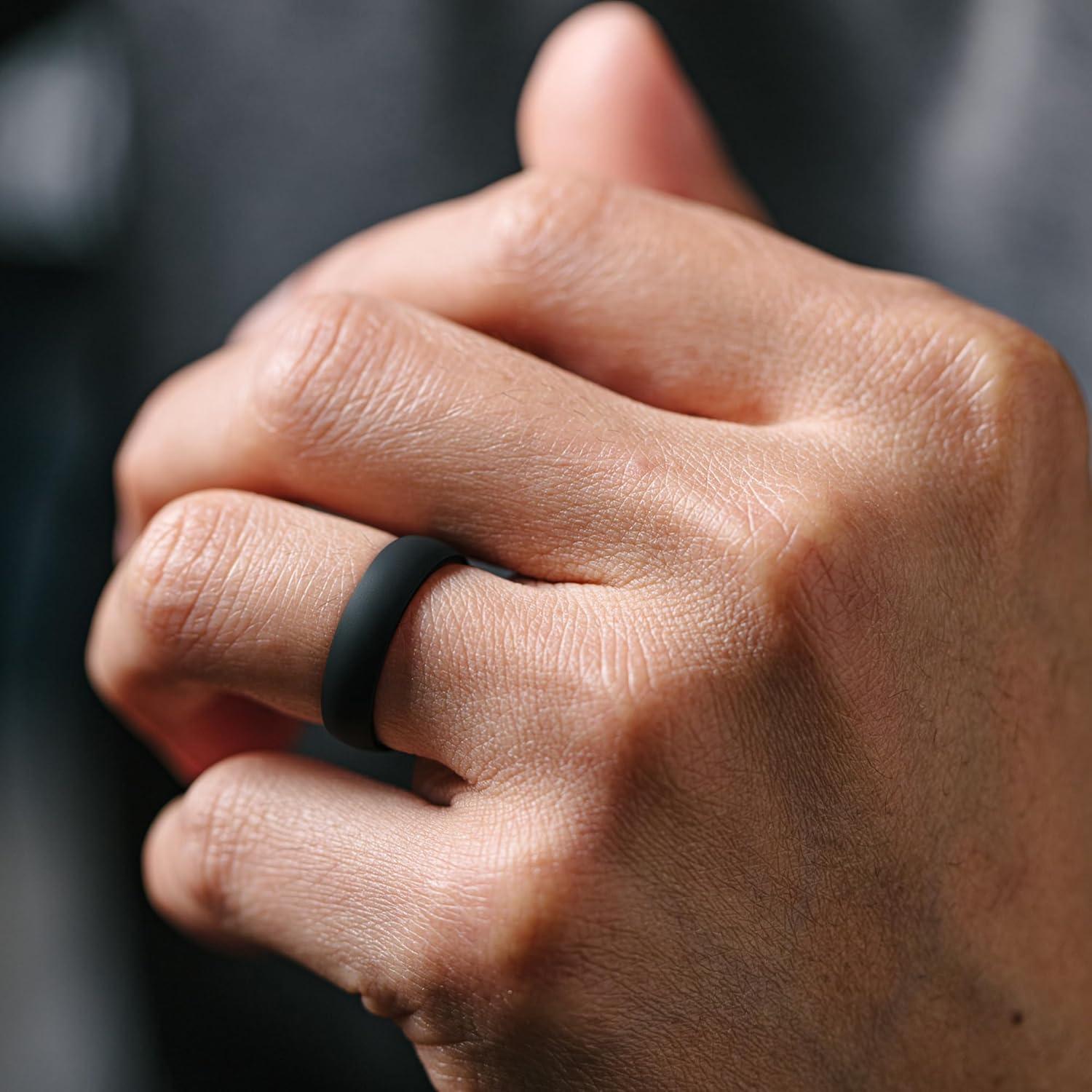 Anillos de Silicona ThunderFit Unisex 1.7mm para Compromiso