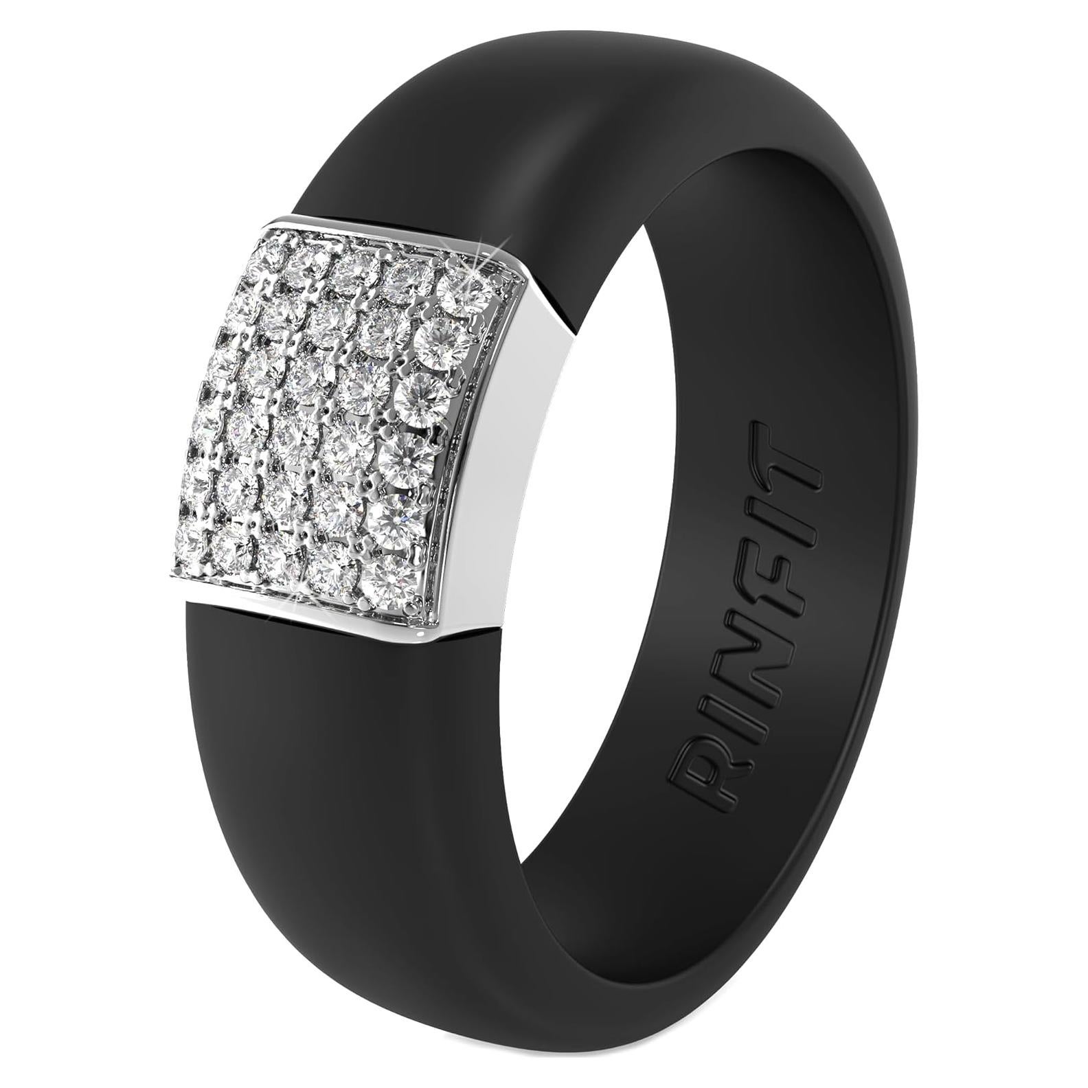 Anillo de Boda de Silicona Rinfit para Mujeres - Tamaño 7