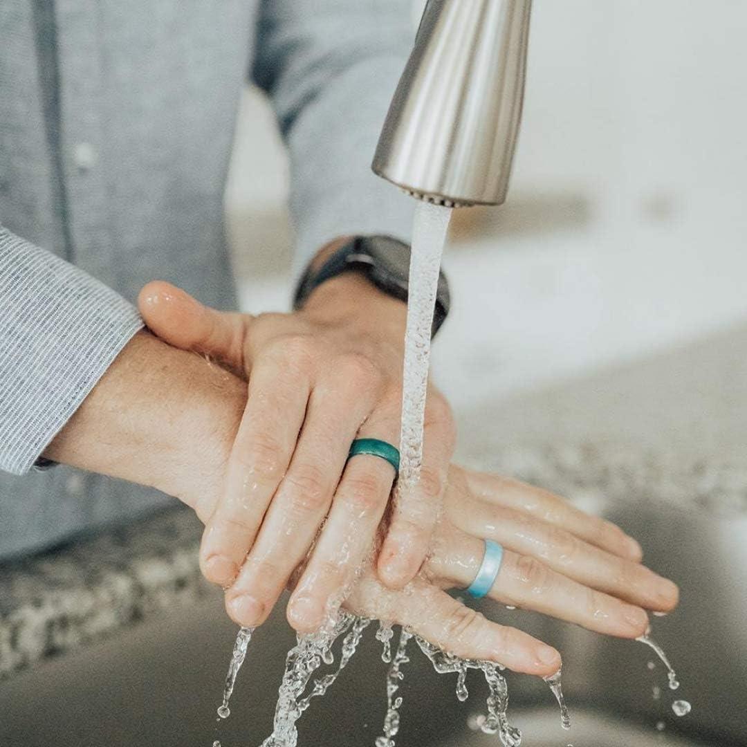 Anillo de Silicona Clásico Enso - Piedra de Nacimiento Unisex 6.6mm