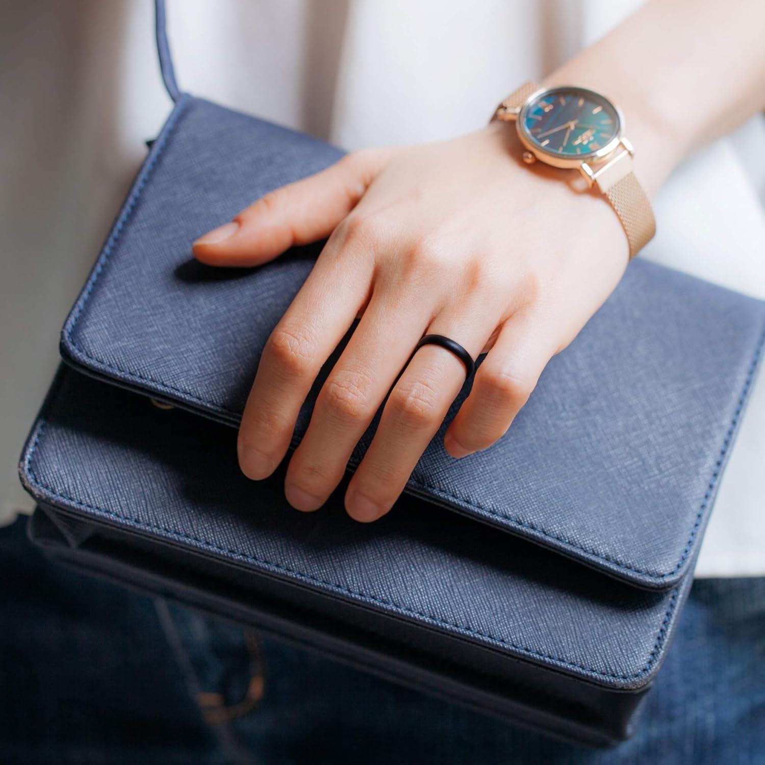 Anillos de Silicona ThunderFit para Mujeres 3mm Ancho - Multipack