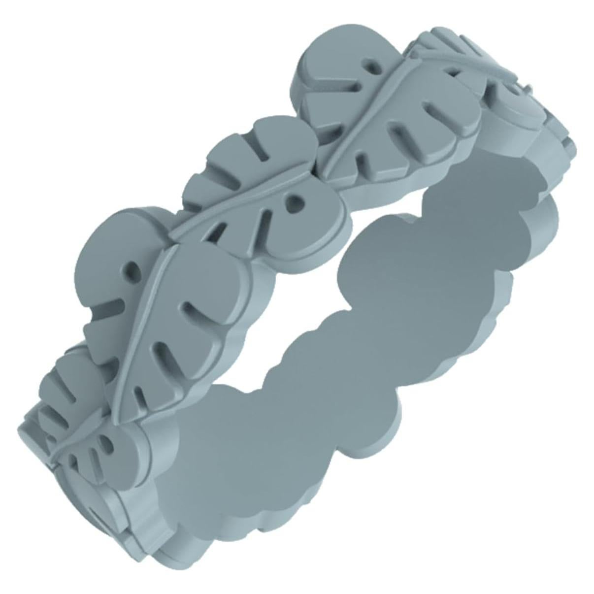 Anillo de Boda de Silicona Enso Rings Monstera Leaf - Talla 5