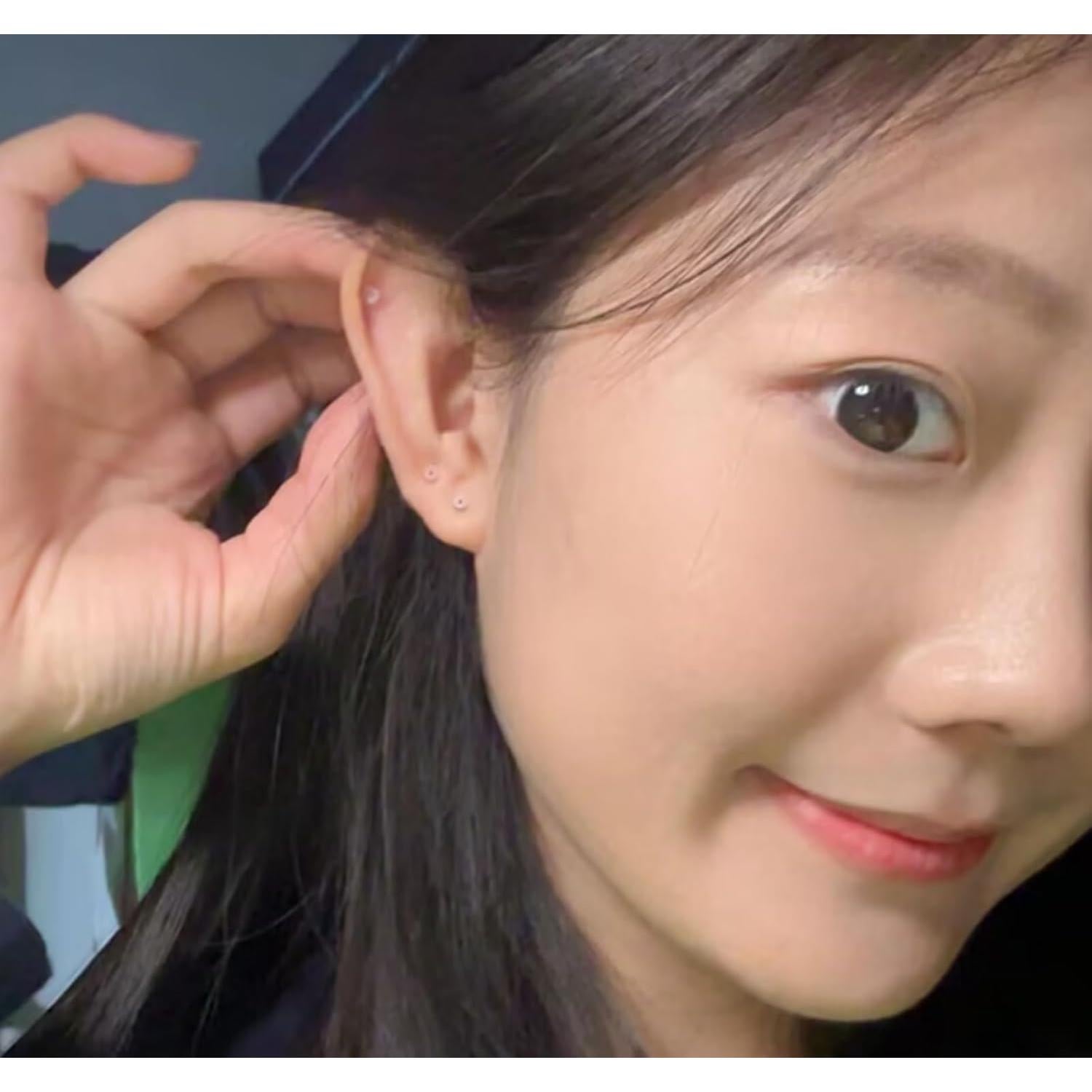 Anillo de Nariz Cisyozi 18G Bioflex Claro 6mm 7mm 8mm