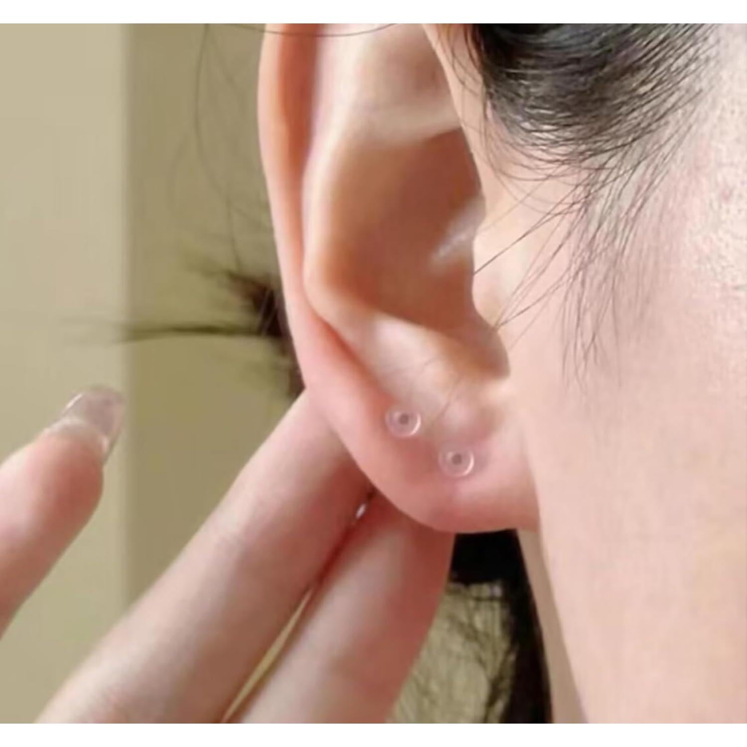 Anillo de Nariz Cisyozi 18G Bioflex Claro 6mm 7mm 8mm