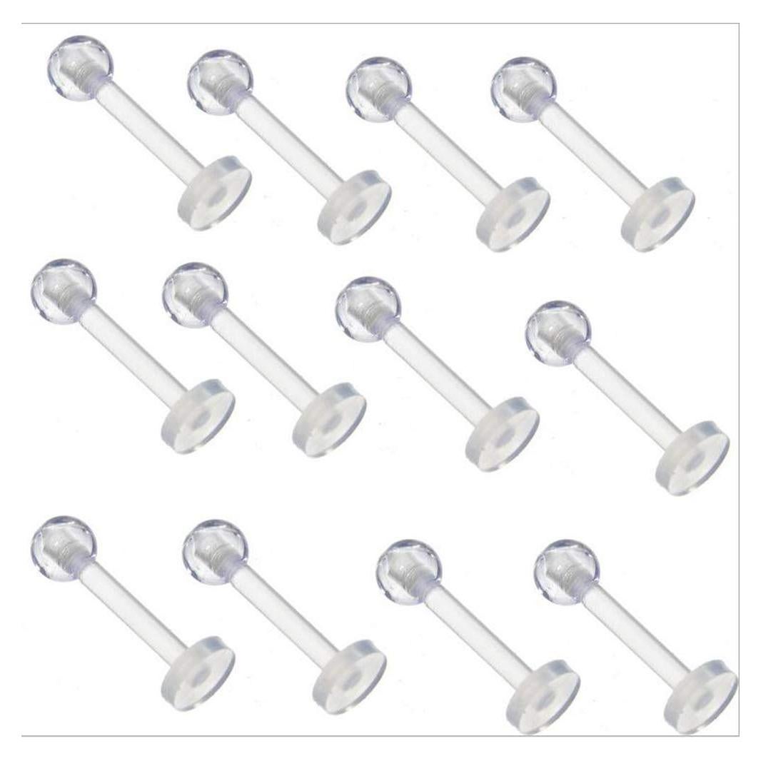 Pendientes de Cartílago Transparentes Happyupcity 30 Pcs