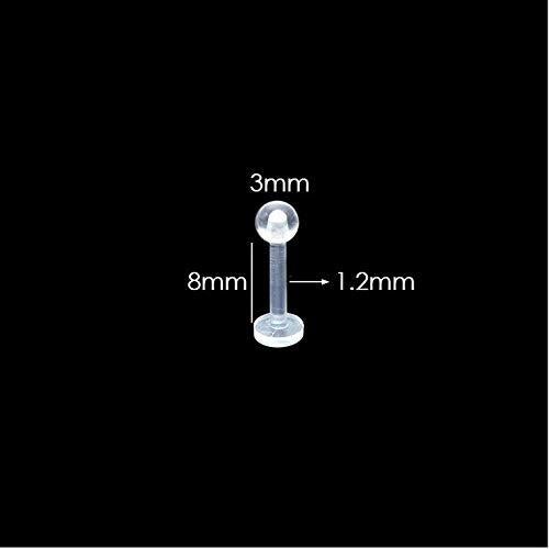 Pendientes de Cartílago Transparentes Happyupcity 30 Pcs