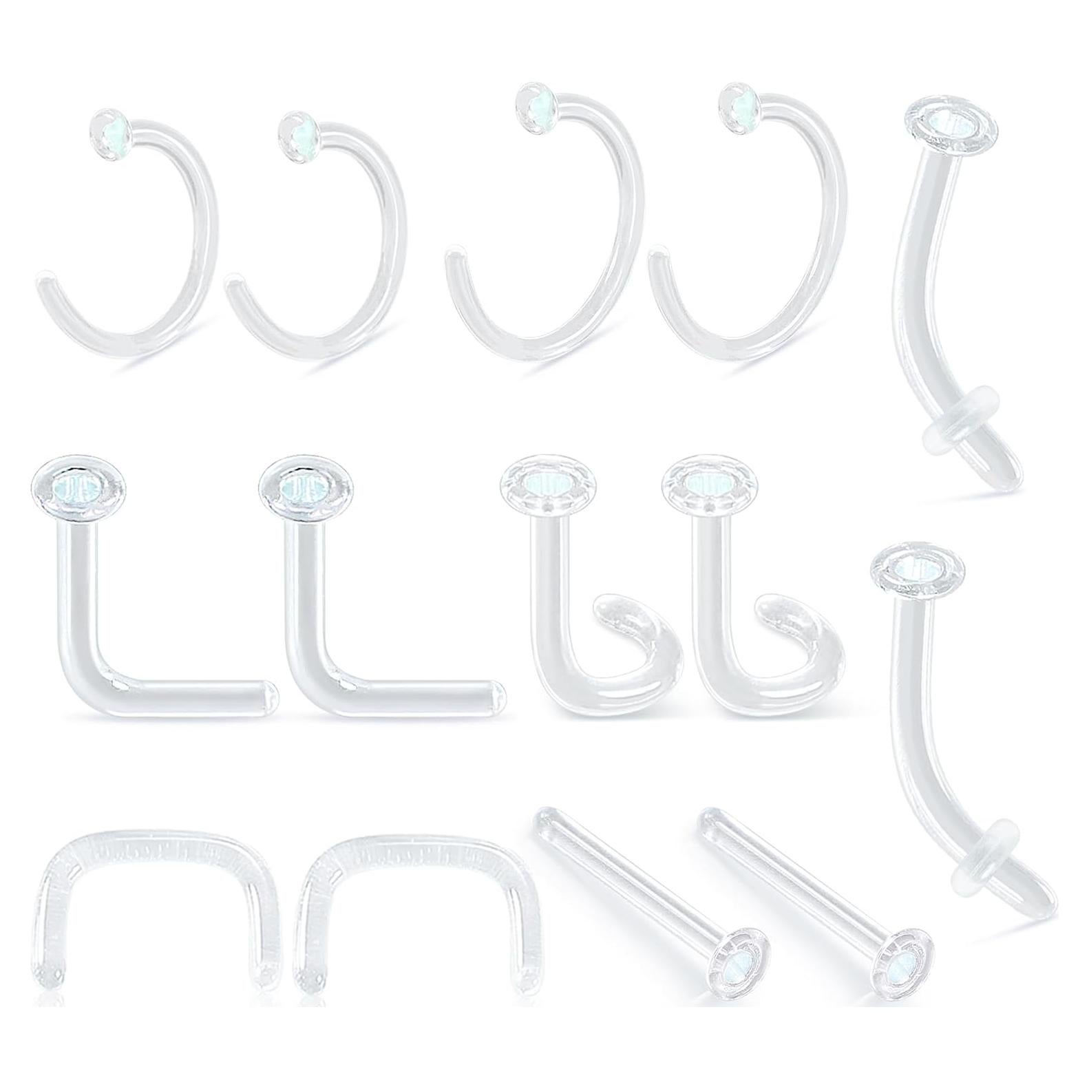 Juego de 14 Retenedores de Vidrio BOKABOO para Perforaciones