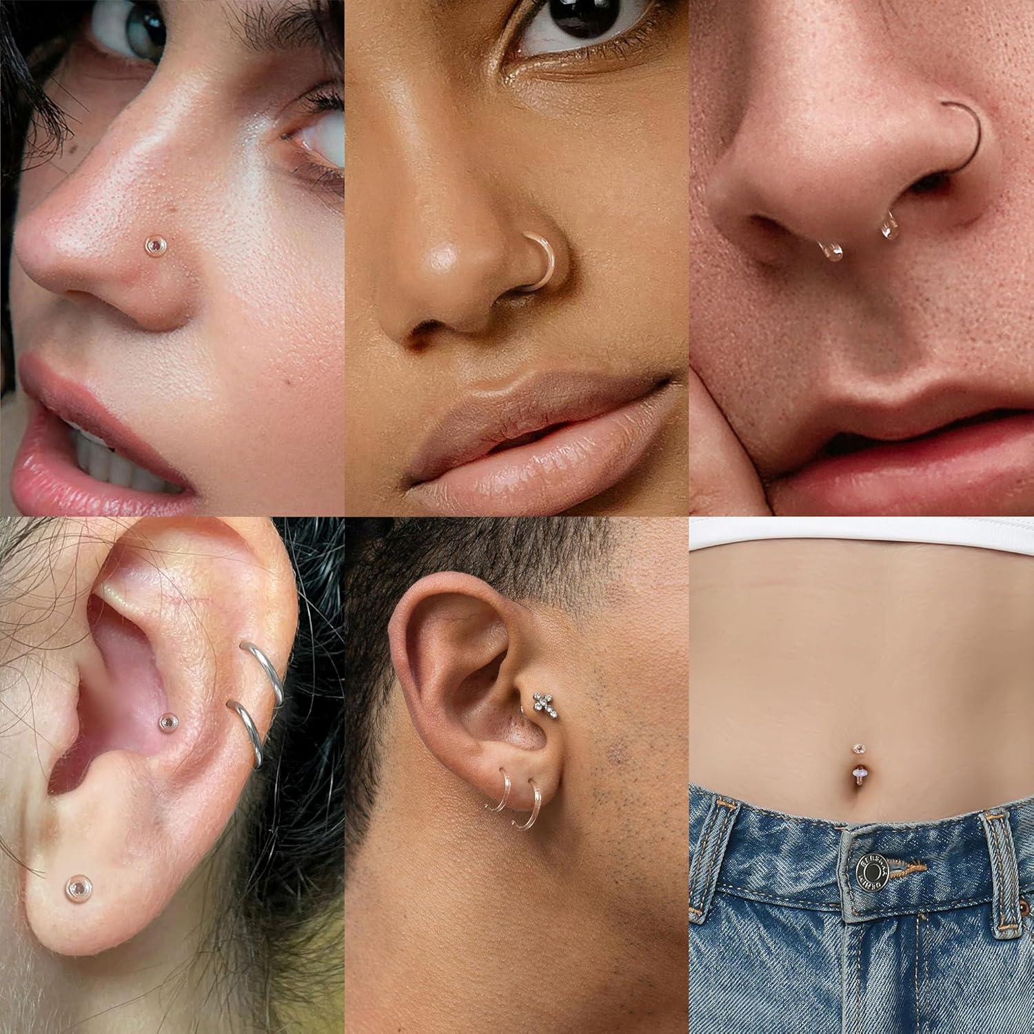 Juego de 14 Retenedores de Vidrio BOKABOO para Perforaciones