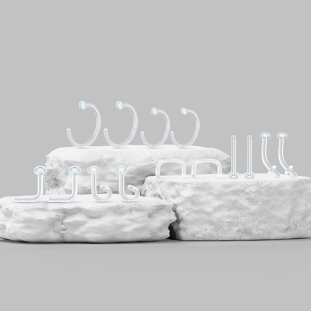 Juego de 14 Retenedores de Vidrio BOKABOO para Perforaciones