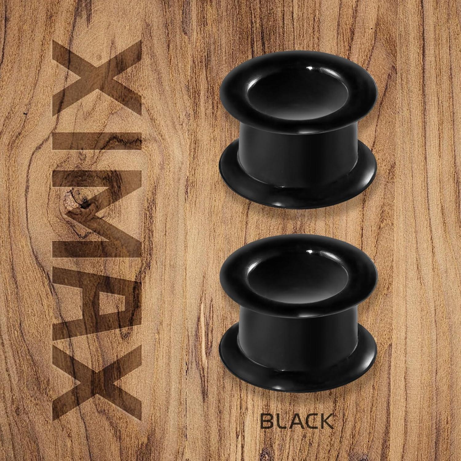 Tapones de Oído de Silicona XIMAX 14mm Color Negro - 2 Piezas